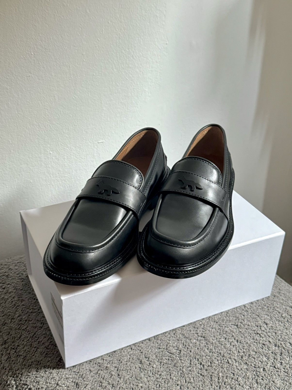 Maison Kitsune Maison Kitsunè Leather Loafers Size US 10 / EU 43 - 1 Thumbnail