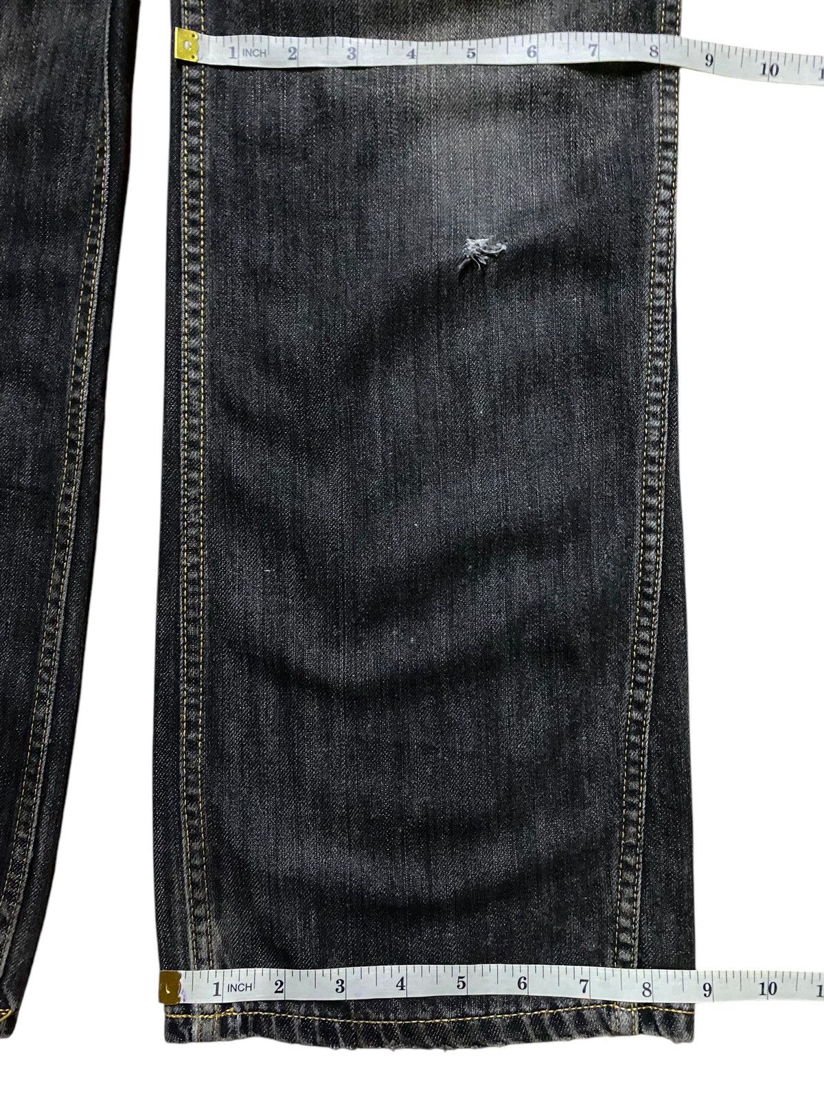 Eddie Bauer Vintage Eddie bauer 1970 Black Denim bootcut Style Jeans Size US 34 / EU 50 - 15 Thumbnail