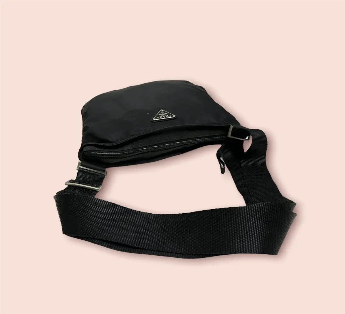 Other VINTAGE PRADA SLIM TESSUTO CROSSBODY SLING BAG Size ONE SIZE - 8 Thumbnail