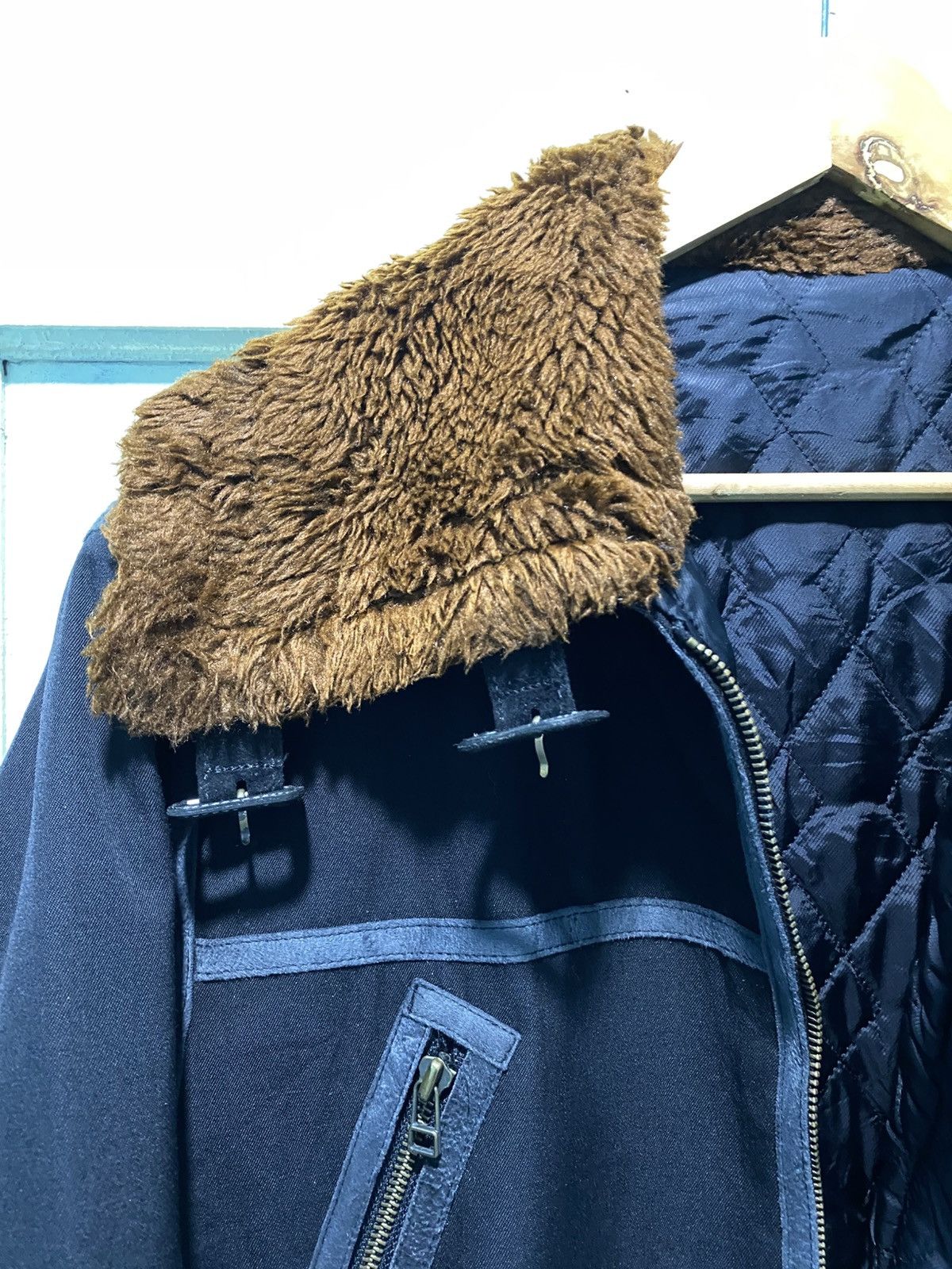 Jean Paul Gaultier Rare Jean Paul Gaultier Femme Faux Fur Aviator Flight Jacket Size L / US 10 / IT 46 - 8 Thumbnail