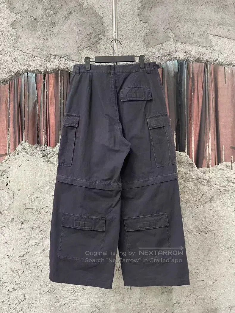 Balenciaga Balenciaga Cargo Pants with Detachable Shorts. Size US 44 / EU 60 - 2 Thumbnail