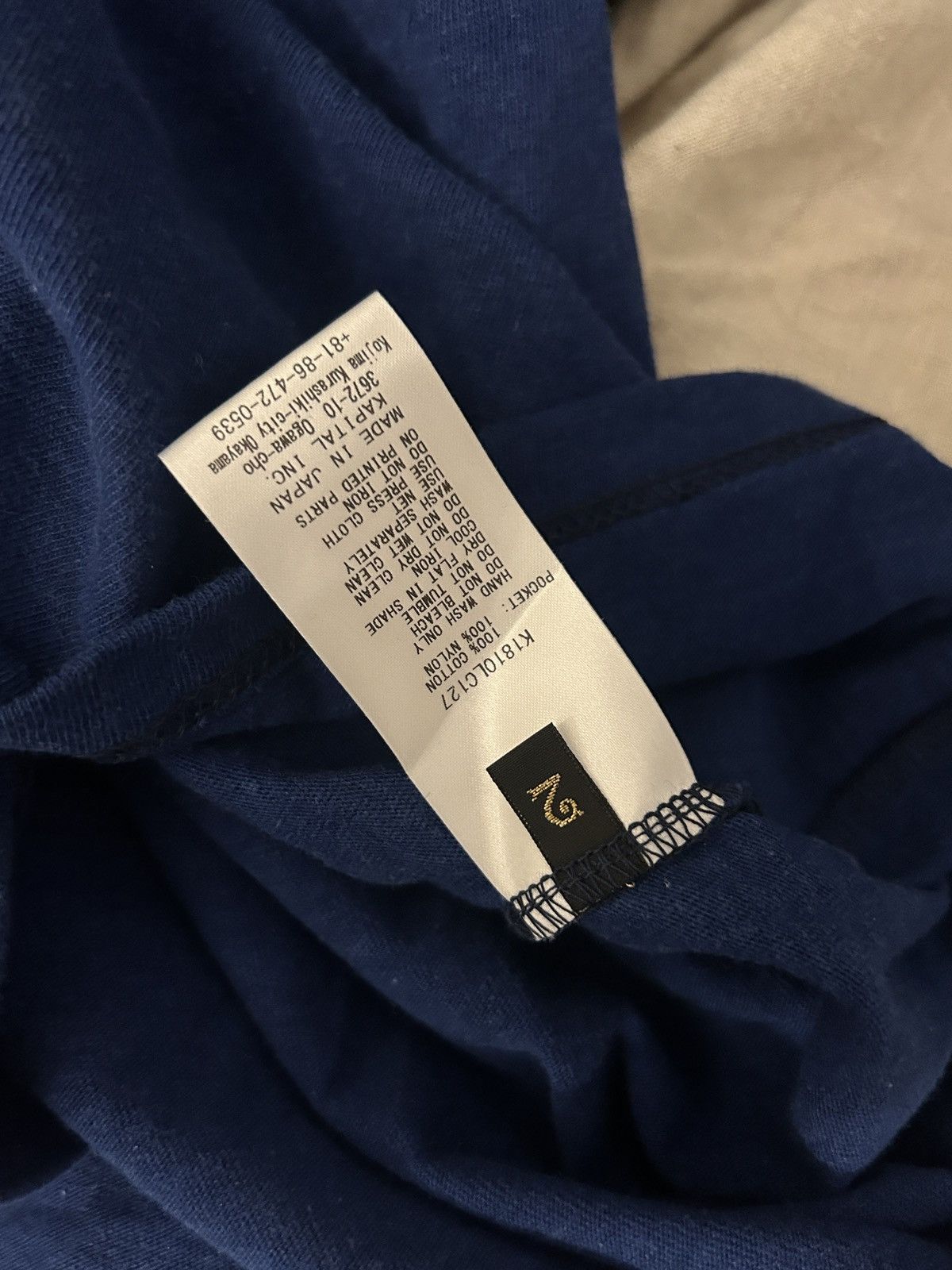 Kapital Kapital longsleeve blue tie dye paint Kountry tenjiku Size US M / EU 48-50 / 2 - 6 Thumbnail