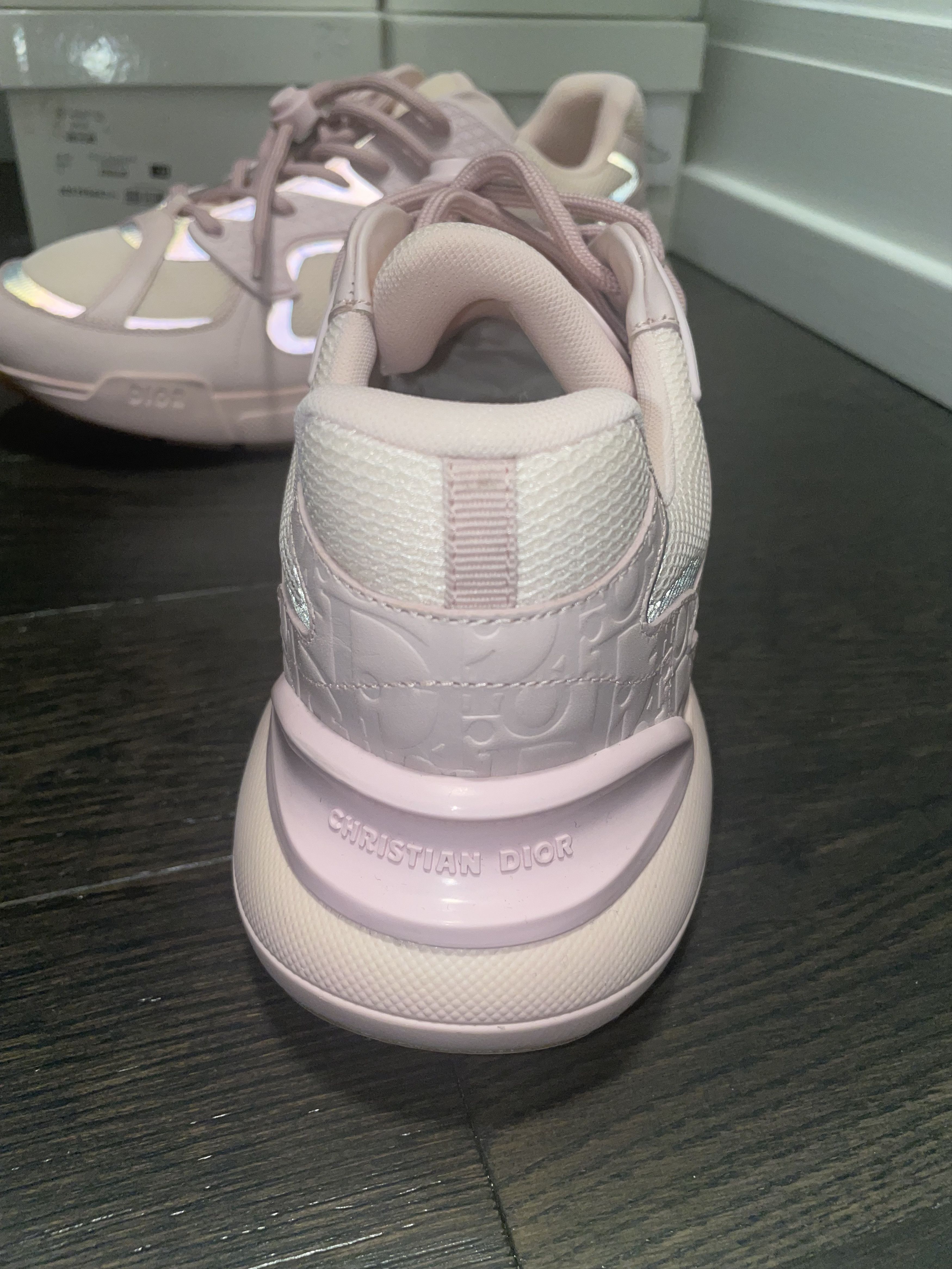 Christian Dior Monsieur Dior B24 Low Top Sneaker Pink BRAND NEW Size US 11 / EU 44 - 2 Thumbnail
