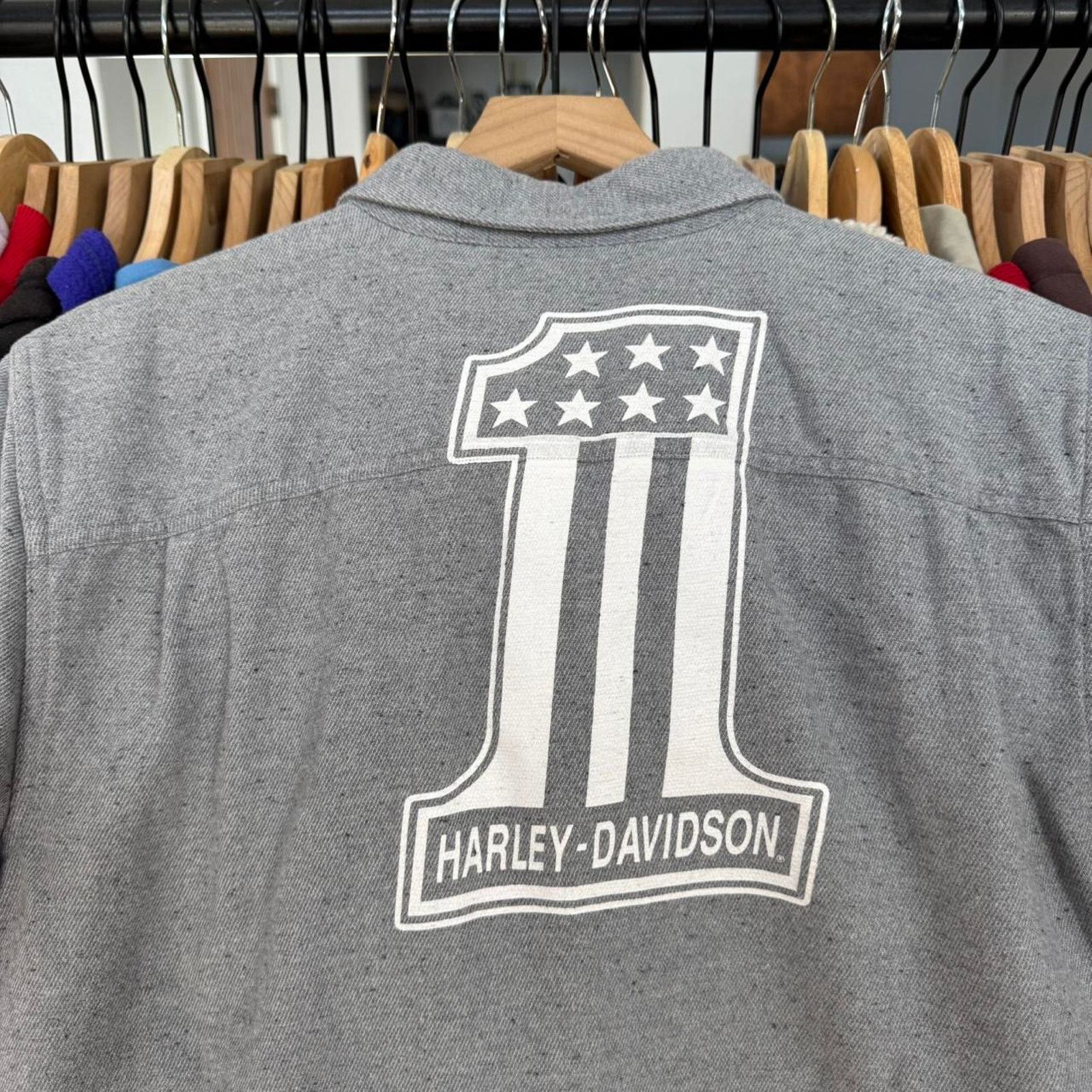 Harley Davidson Vintage Y2K Harley Davidson Short Sleeve Button Up Size US M / EU 48-50 / 2 - 8 Thumbnail