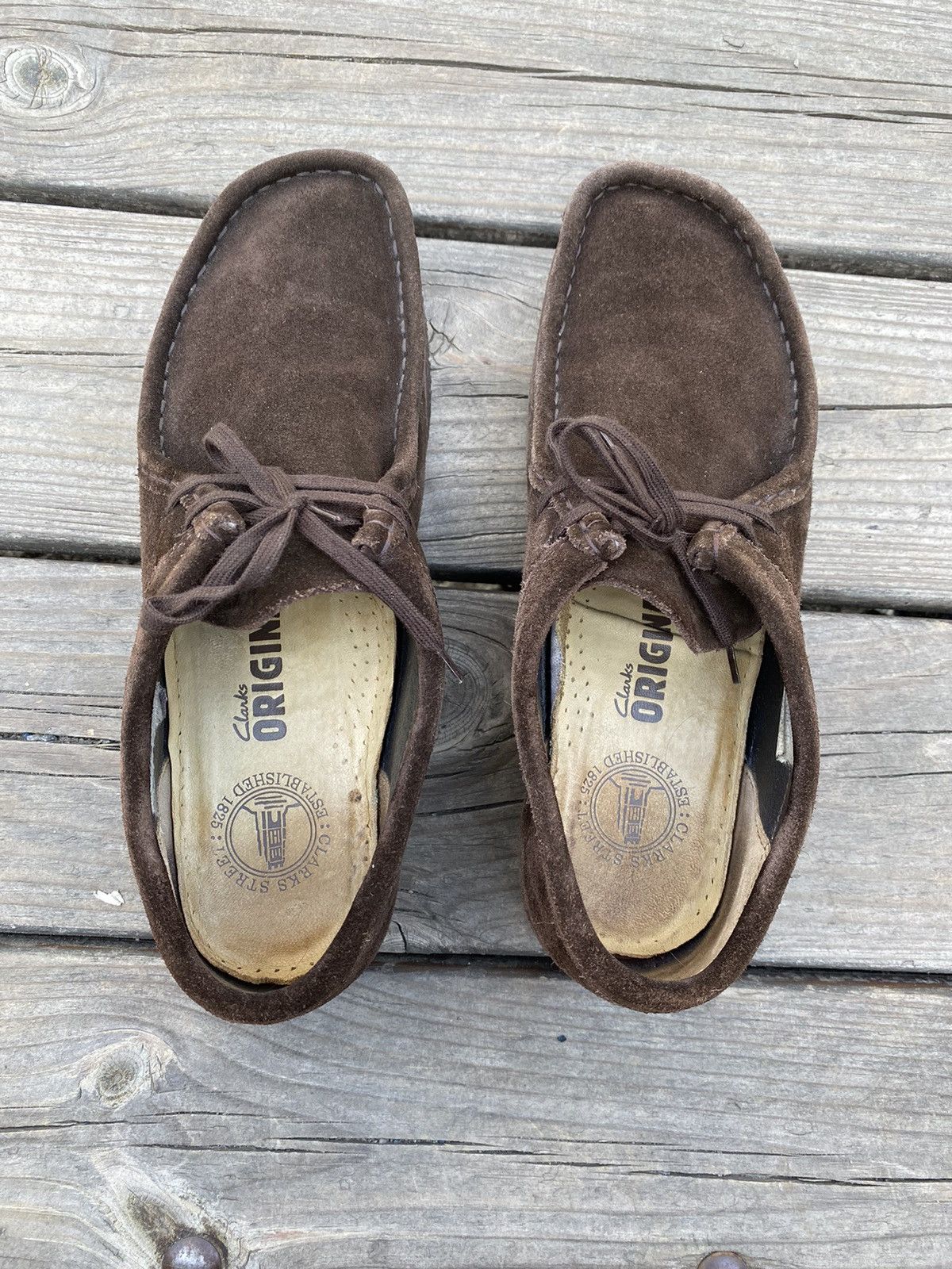 Clarks × Vintage Vintage Clarks Wallabees Suede Size US 9.5 / EU 42-43 - 5 Thumbnail