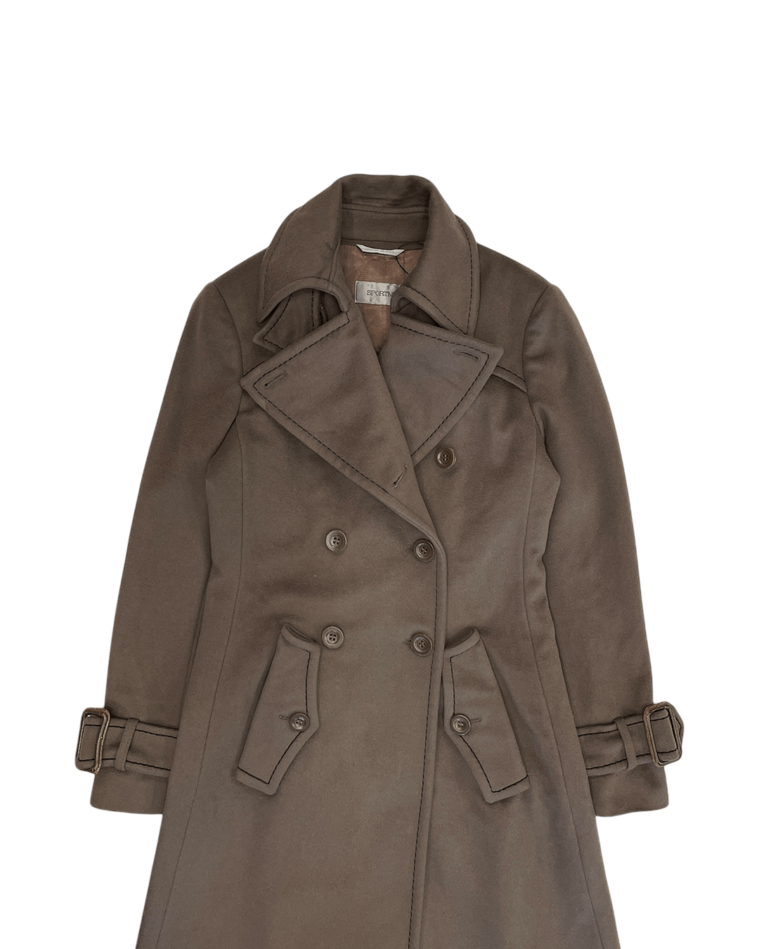 Sportmax Sportmax Bat Wing Collar Double Breasted Coat Size XS / US 0-2 / IT 36-38 - 7 Thumbnail