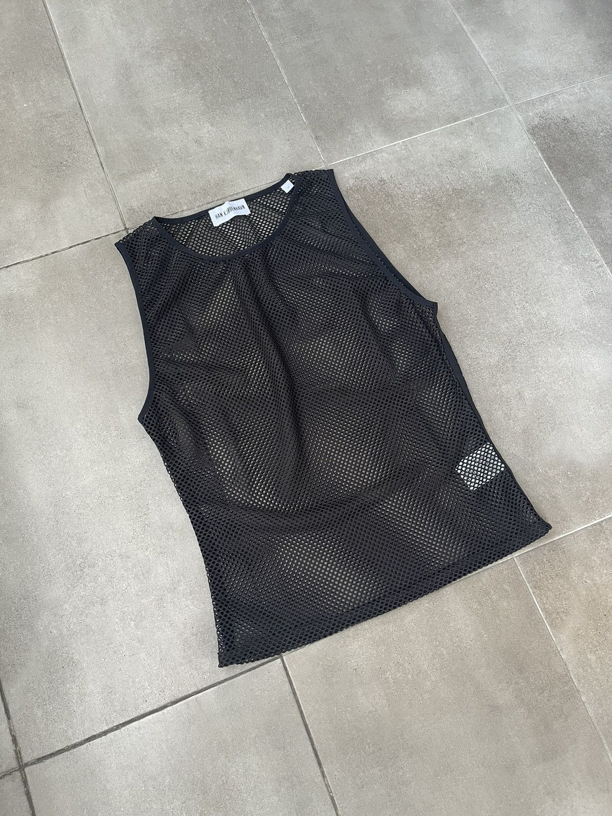 Han Kjobenhavn !DS! SS23 Han Kjobenhavn Laser Black Transparent Tank top Size US M / EU 48-50 / 2 - 10 Thumbnail