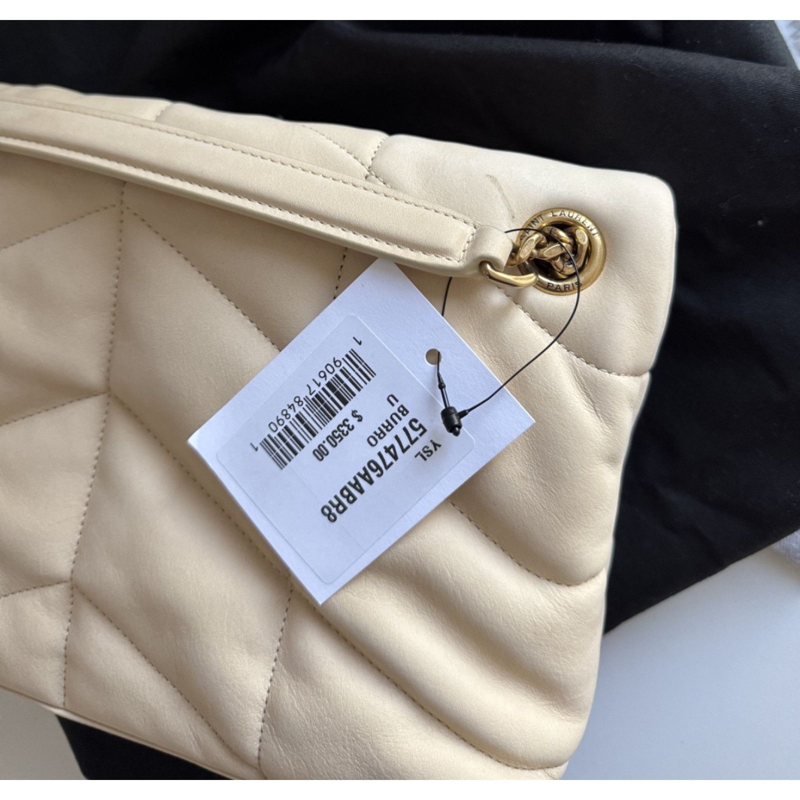 Yves Saint Laurent Saint Laurent YSL Burro Beige Leather Shoulder Crossbody Bag Size ONE SIZE - 22 Thumbnail
