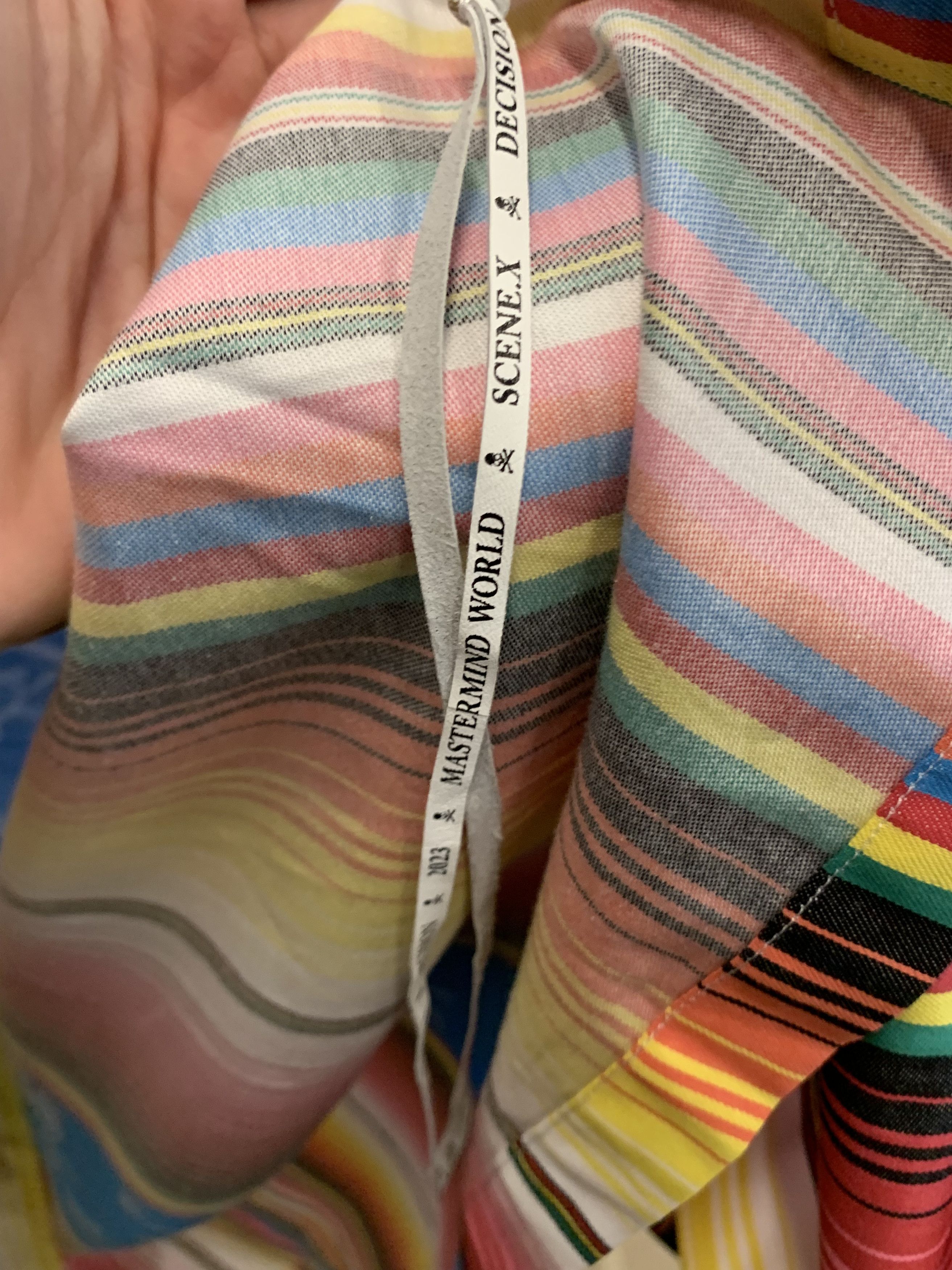 Mastermind World MASTERMIND WORLD Camp-Collar Striped Cotton-Jacquard Shirt Size US M / EU 48-50 / 2 - 6 Thumbnail