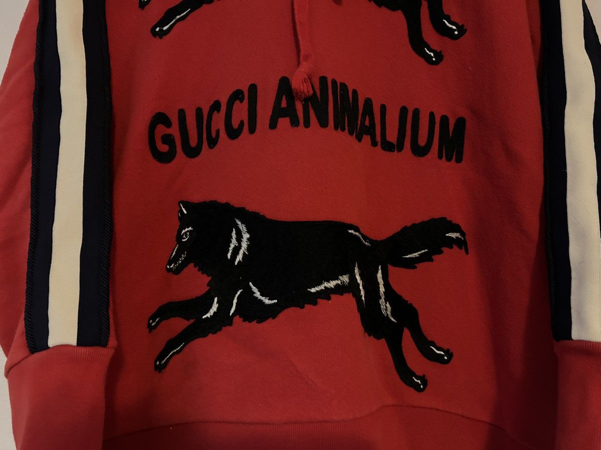 Gucci Gucci Animalium Wolf Hoodie Size US M / EU 48-50 / 2 - 2 Thumbnail