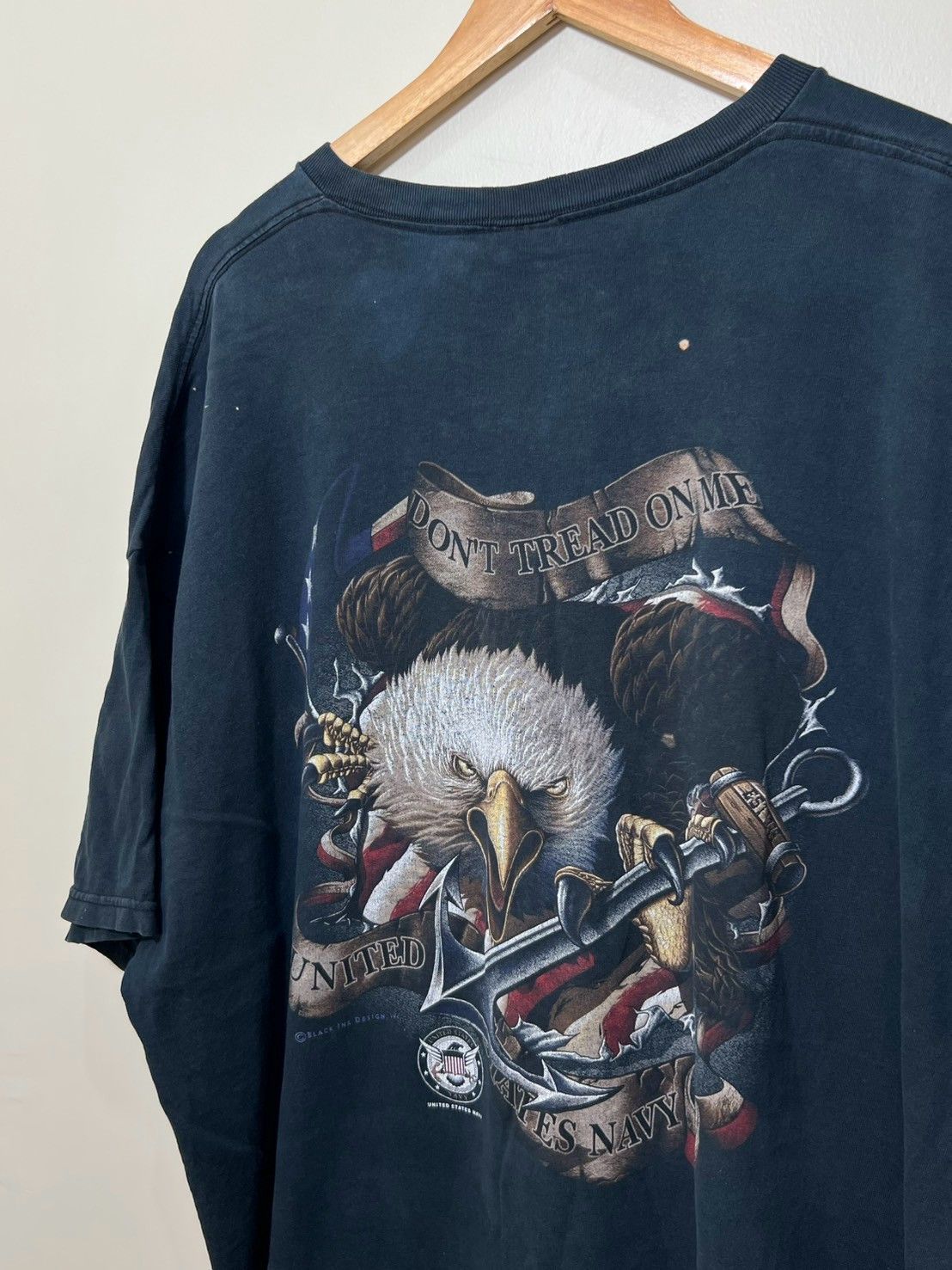 Vintage Vintage NAVY American Don’t Tread On Me USA bnz01 3XL Size US XXL / EU 58 / 5 - 1 Thumbnail