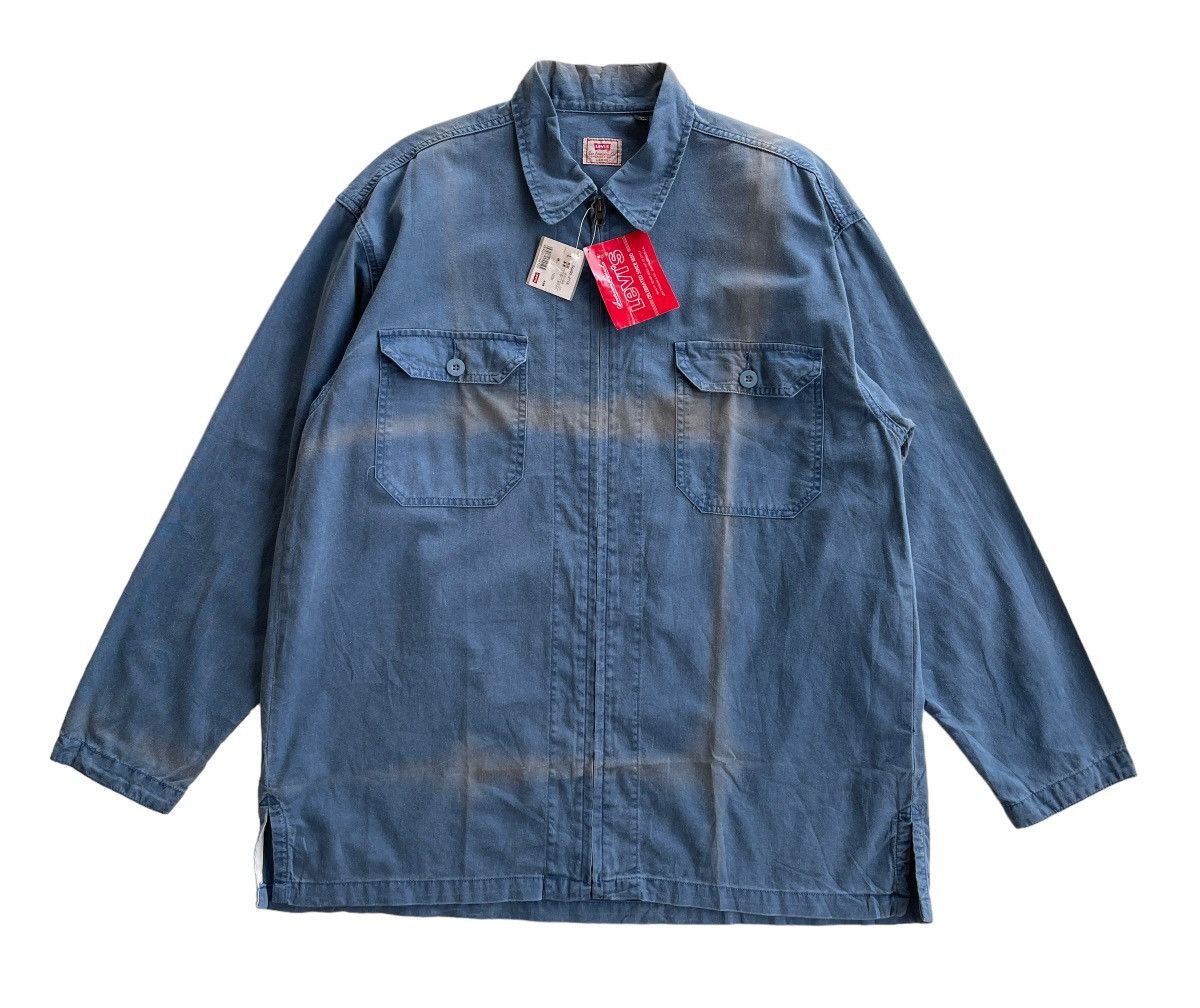 Levi's Vintage Levis Oversized Faded Works Shirt Size US L / EU 52-54 / 3 - 2 Thumbnail