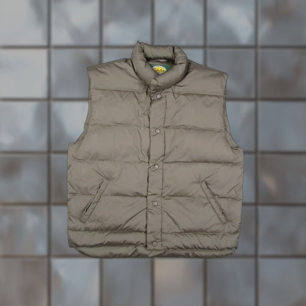 Vintage Cabela's Vest Mens Large Brown Premier Northern Goose Down Puffer Snap Outdoor Size US L / EU 52-54 / 3 - 1 Thumbnail