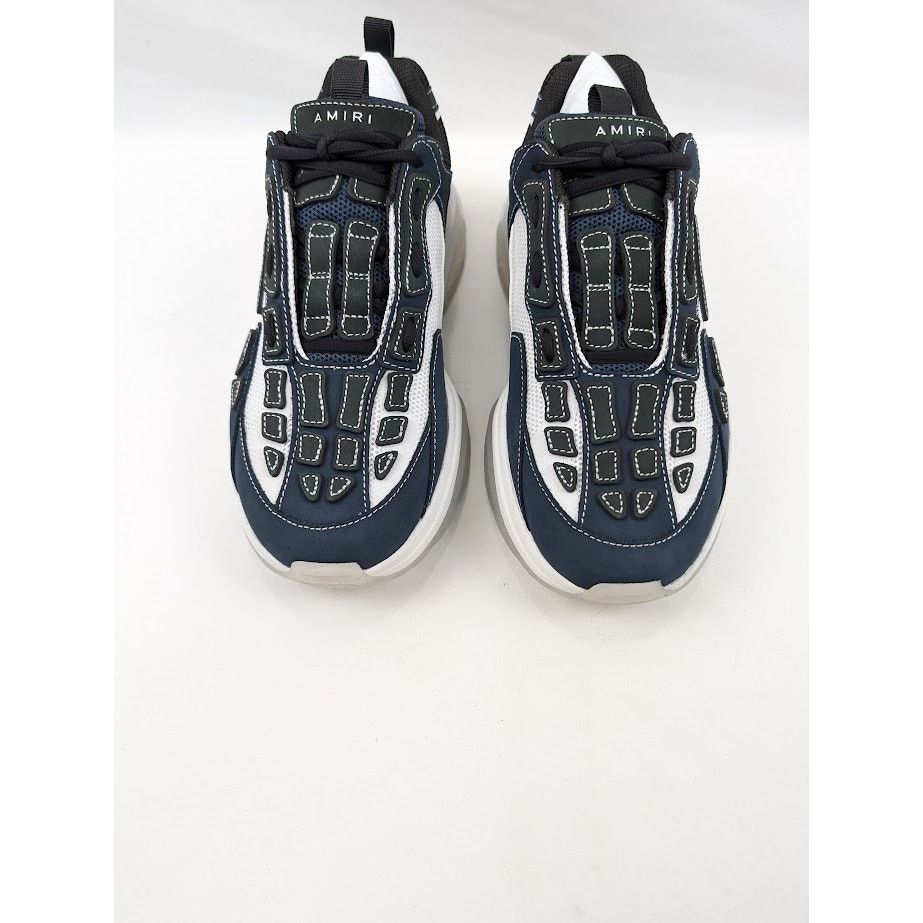 Amiri o1rshd1 Q:3 / Bone Runners Sneakers in Midnight Blue Size US 8 / EU 41 - 13 Thumbnail