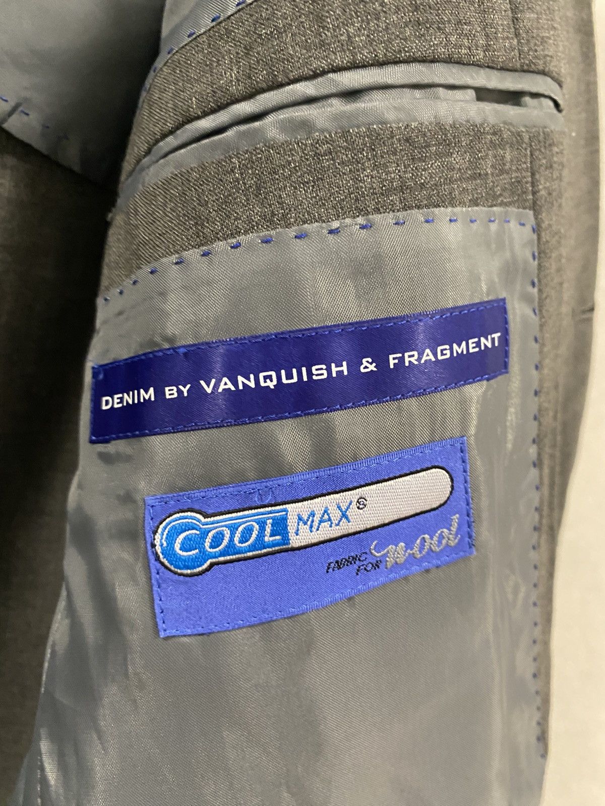 Fragment Design × Japanese Brand × Vanquish Rare 🔥 Vanquish x Fragment Design Blazer 2012 Collection Size 48R - 6 Thumbnail