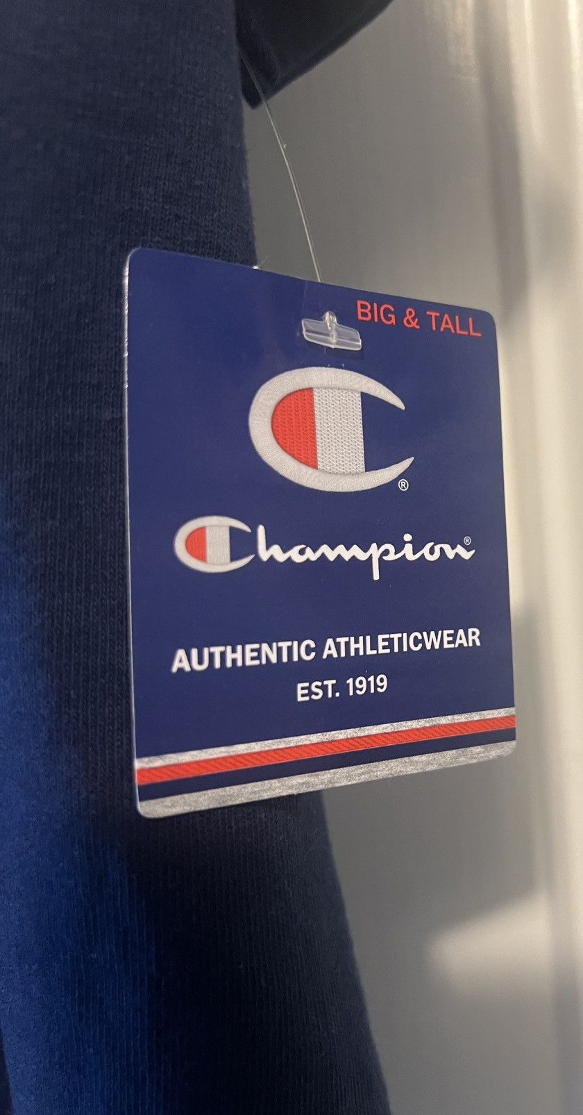 Champion Authentic Champion USA Athleticwear Navy Big & Tall Tee 1XL Size US XXL / EU 58 / 5 - 2 Thumbnail