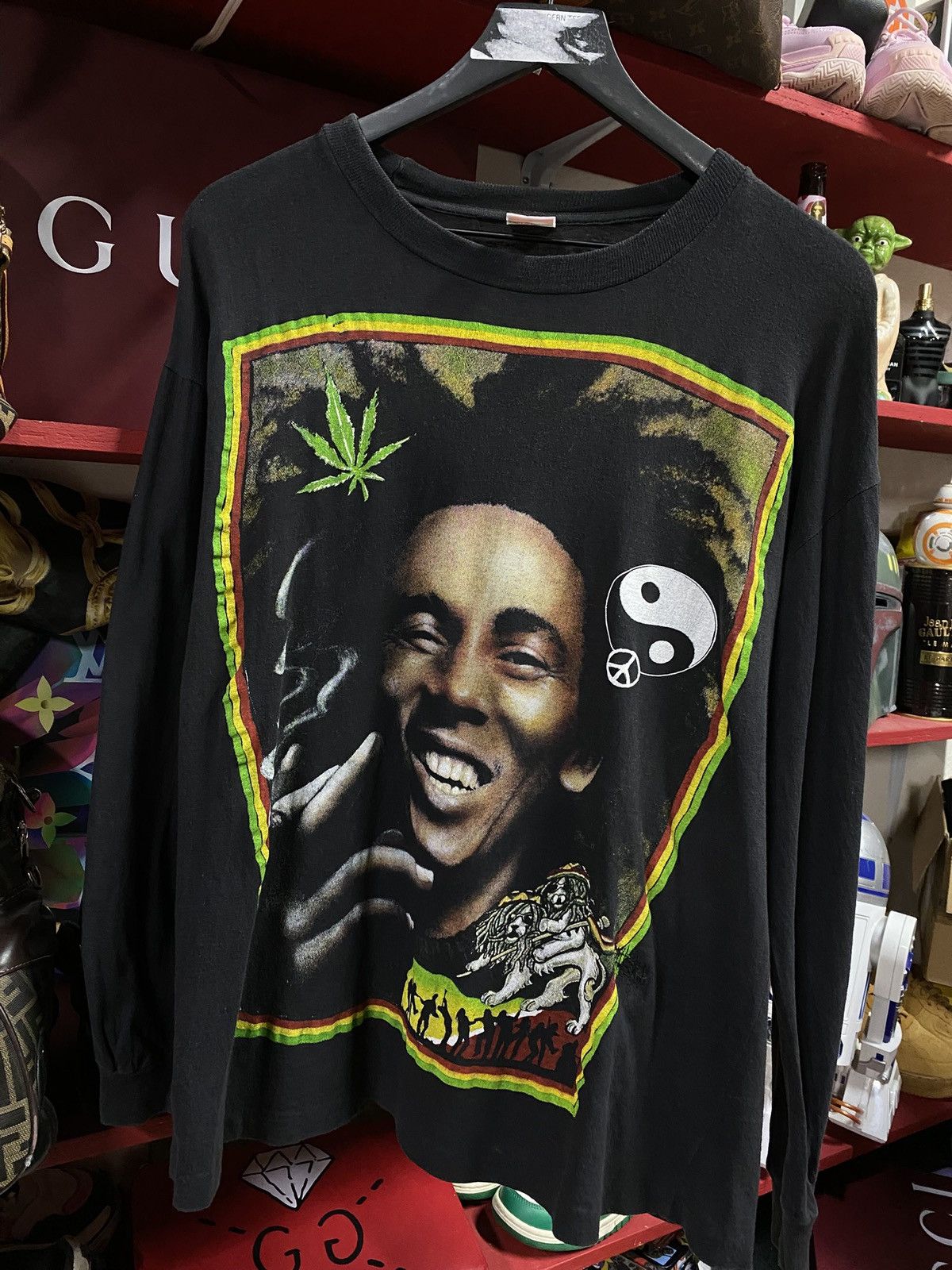 Vintage 00’ Bob Marley Weed T-Shirt Adult Size Medium