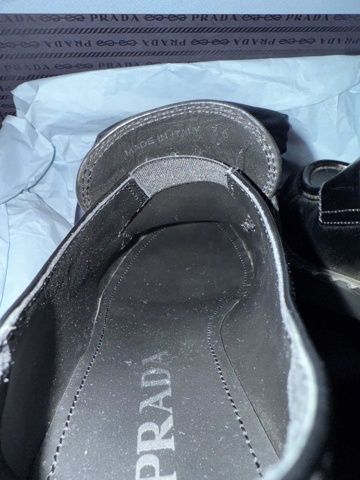Prada Black Prada Loafers Size US 6 / IT 36 - 12 Thumbnail