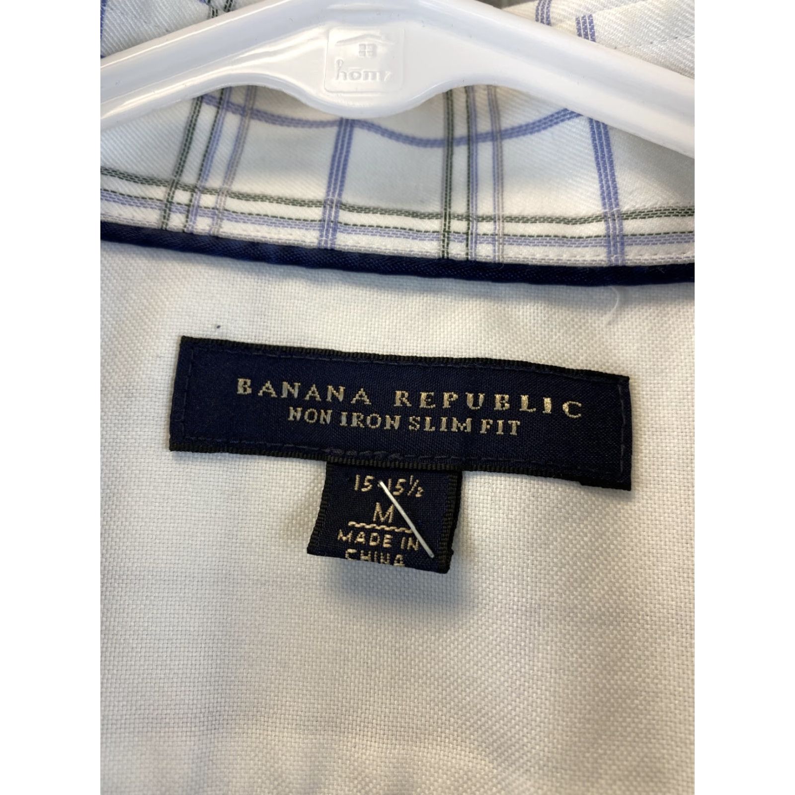 Banana Republic Banana Republic Shirt Mens Button-Up Long Sleeve M Multicolor Plaid Casual Cotton Size US M / EU 48-50 / 2 - 6 Thumbnail
