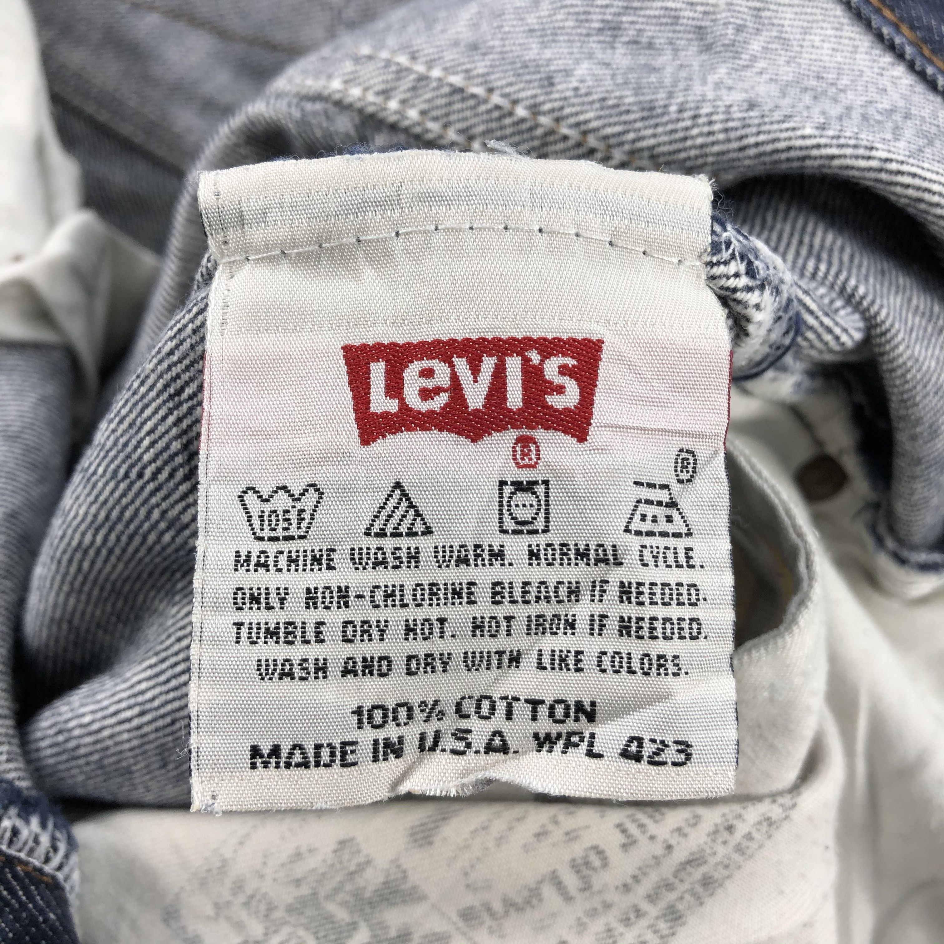 Levi's Vintage 90s Distress Blue Levis 501 Jeans-JM1572 Size US 30 / EU 46 - 11 Thumbnail