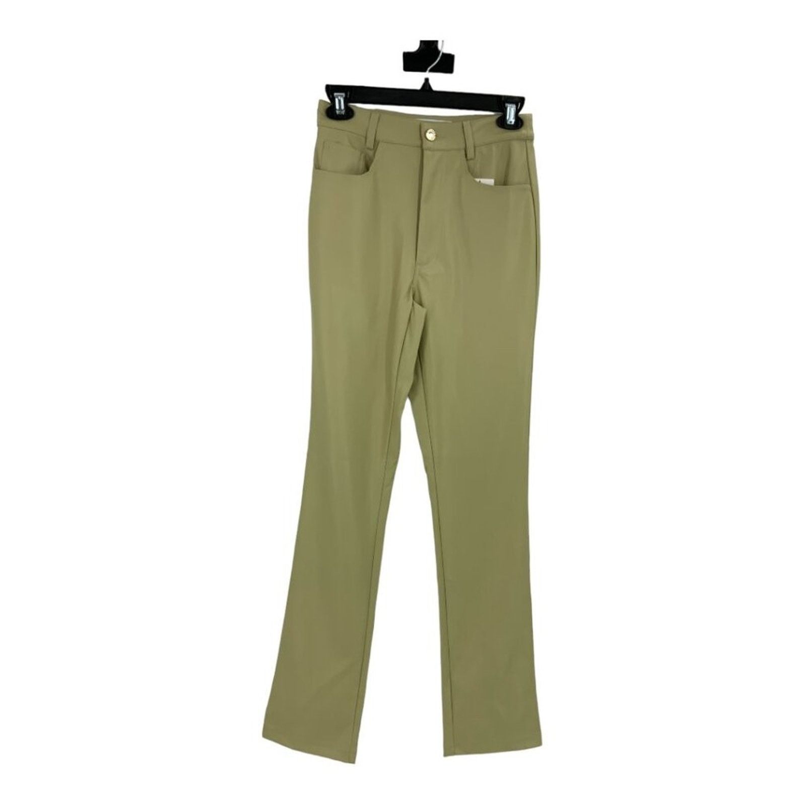 WeWoreWhat WeWoreWhat Faux Leather Kickflare Pant Size 24 NWOT $128 MSP Size 24" / US 00 / IT 34 - 3 Thumbnail