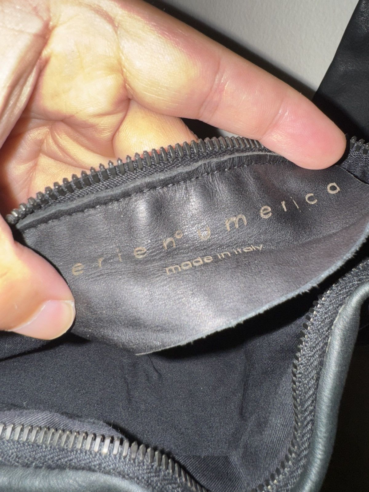 Other Serienumerica Leather Shoulder Bag Black Size ONE SIZE - 10 Thumbnail
