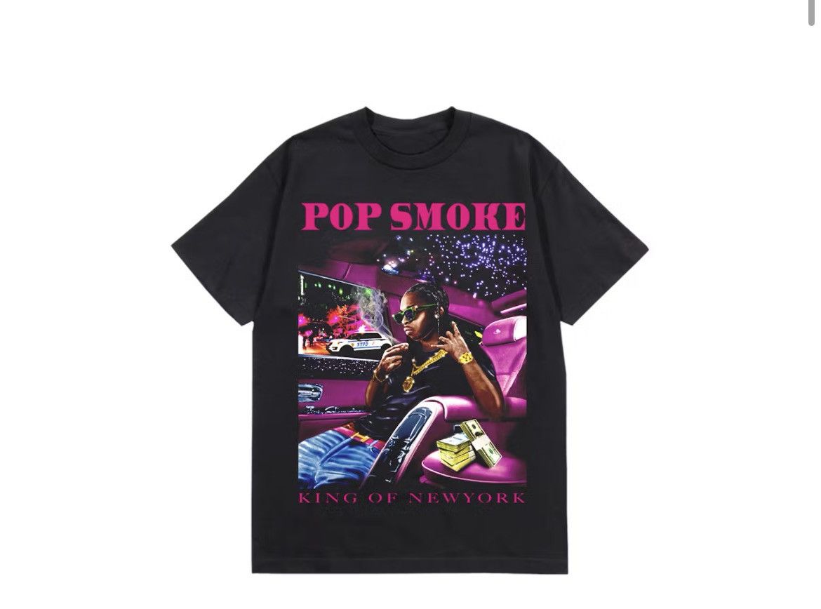 Vlone Pop Smoke x Vlone King Of NY T-Shirt Size US L / EU 52-54 / 3 - 1 Thumbnail