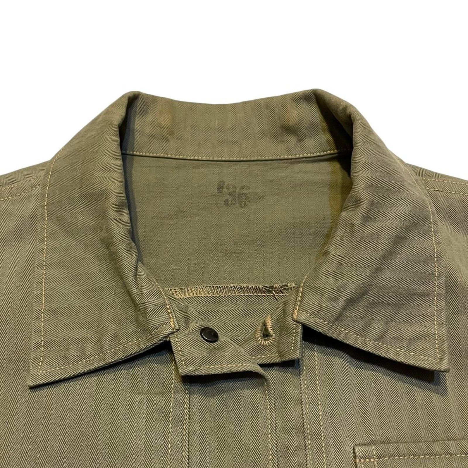 Buzz Rickson's Buzz Ricksons USMC Herringbone Utility Jacket frog skin camo Size US M / EU 48-50 / 2 - 6 Thumbnail