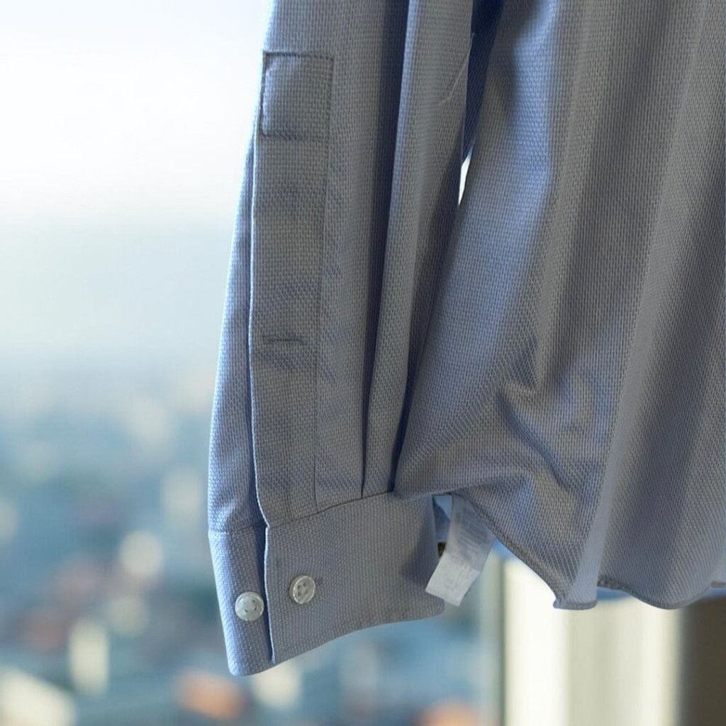 Michael Kors Michael Kors Slim Fit Gray Men's Shirt 34/35 16 Size 34R - 4 Thumbnail
