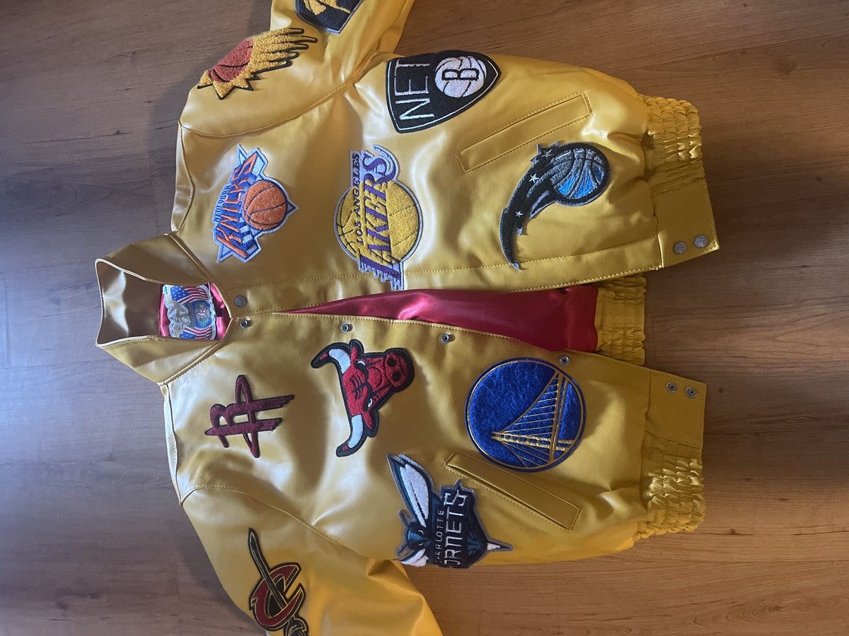 NBA patched jacket Limited edition jeff Hamilton