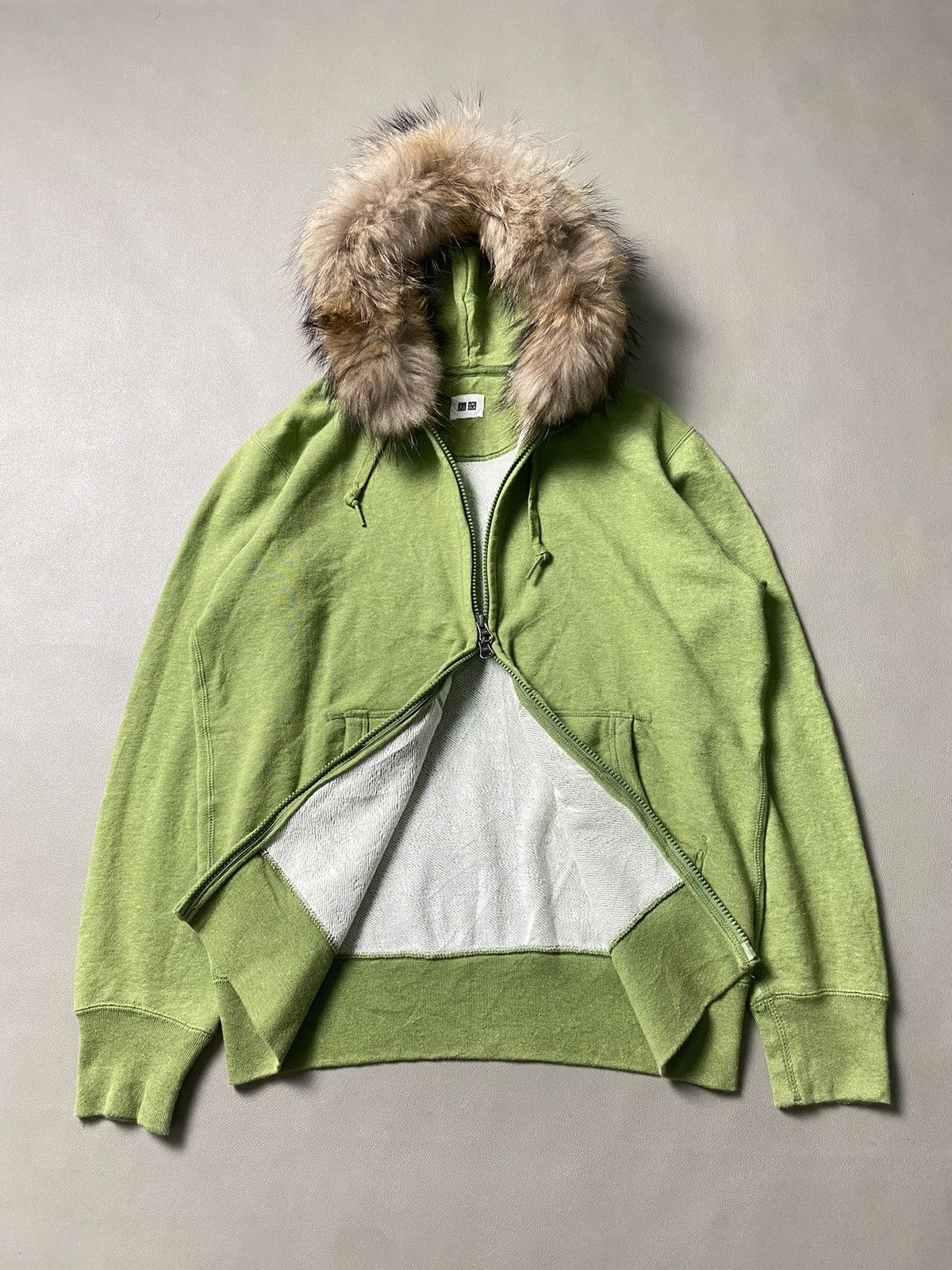 If Six Was Nine × Japanese Brand × Le Grande Bleu (L.G.B.) Uniqlo Double Zip Japanese Fur Hoodie Size US M / EU 48-50 / 2 - 2 Thumbnail
