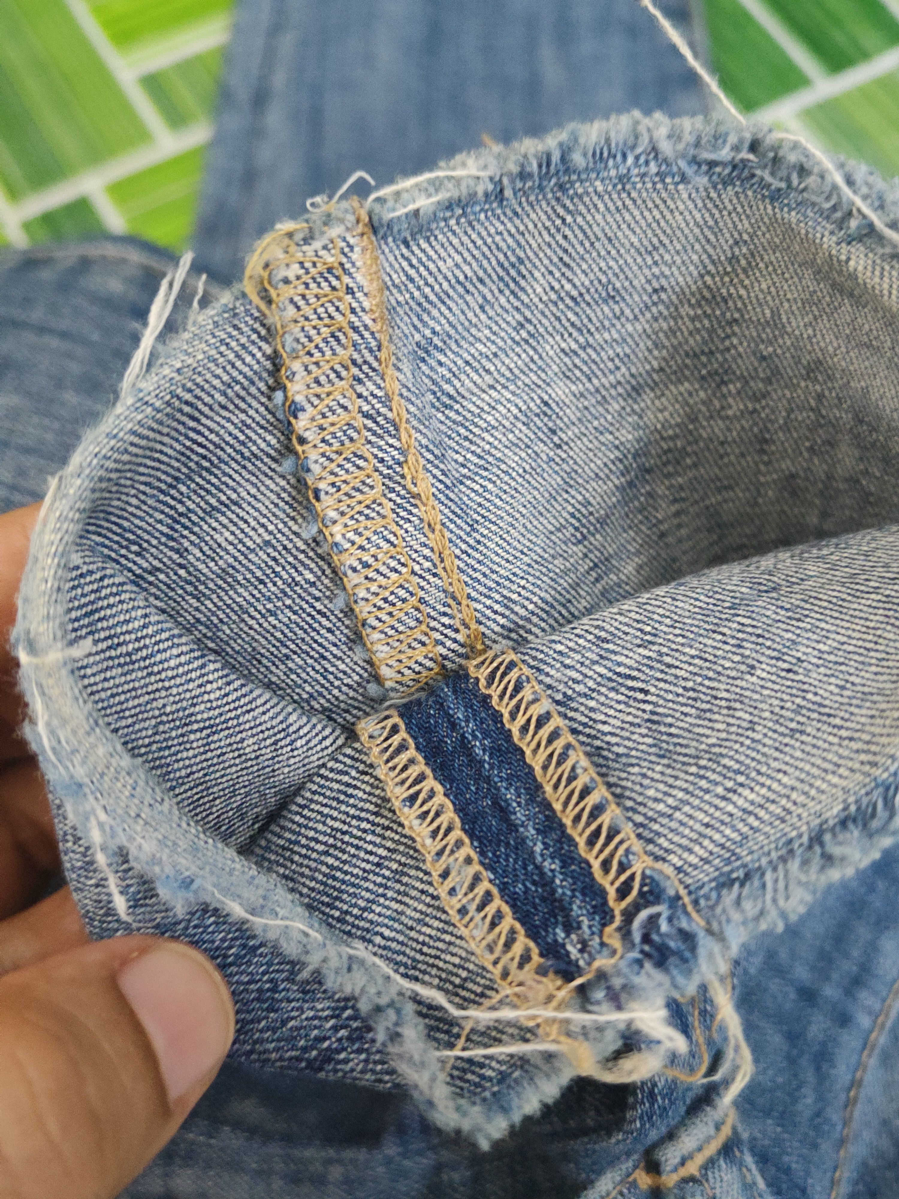 Polo Ralph Lauren Polo Ralph Lauren Blue Distressed Ripped Jeans #W2011 Size 29" - 13 Thumbnail