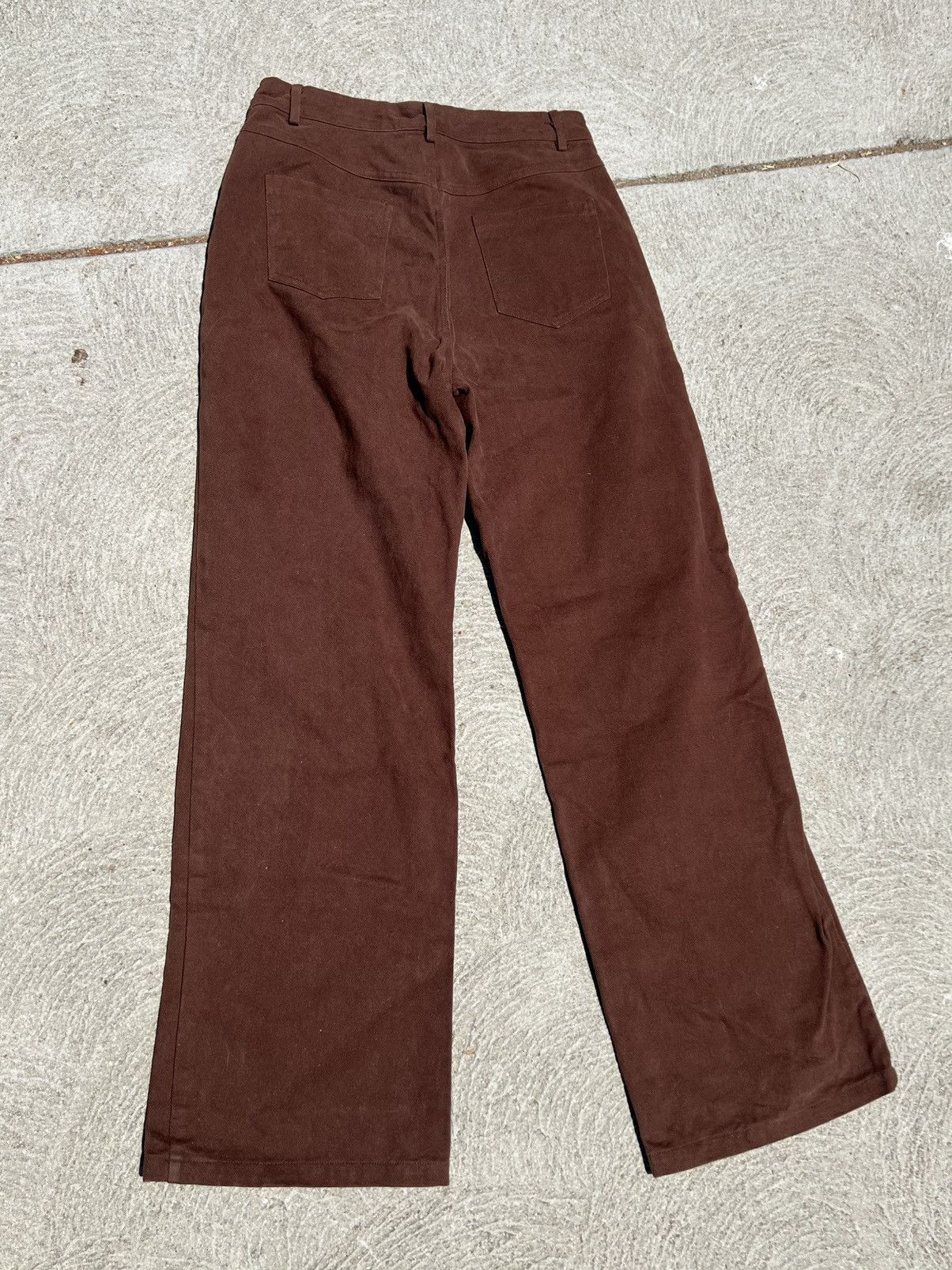 THE KRIPT The Kript Chocolate Brown Double Knees Knee Work Pants Size 29" - 2 Thumbnail