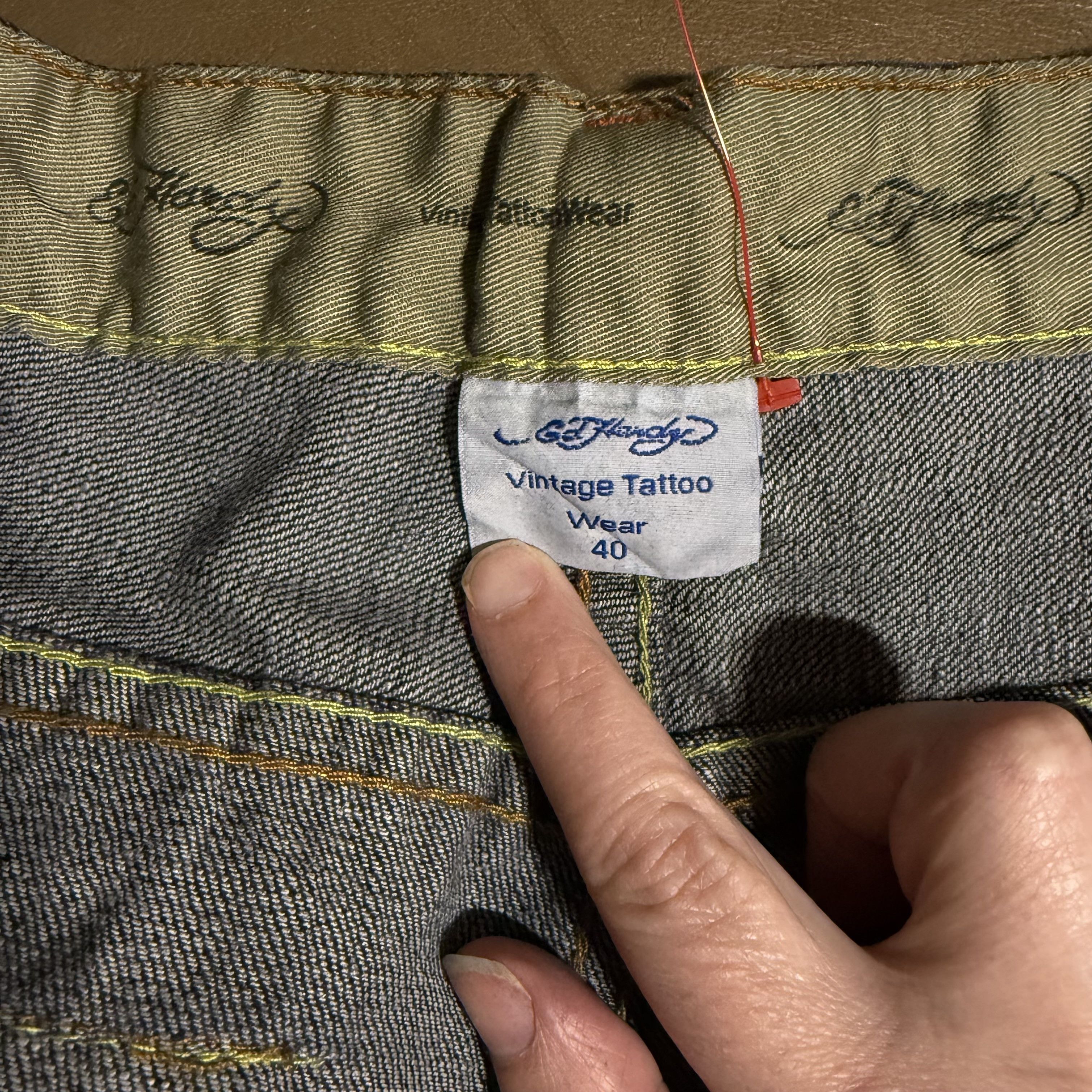 Ed Hardy Ed Hardy Y2K Vintage Jeans NEW 40x34 Size US 40 / EU 56 - 4 Thumbnail