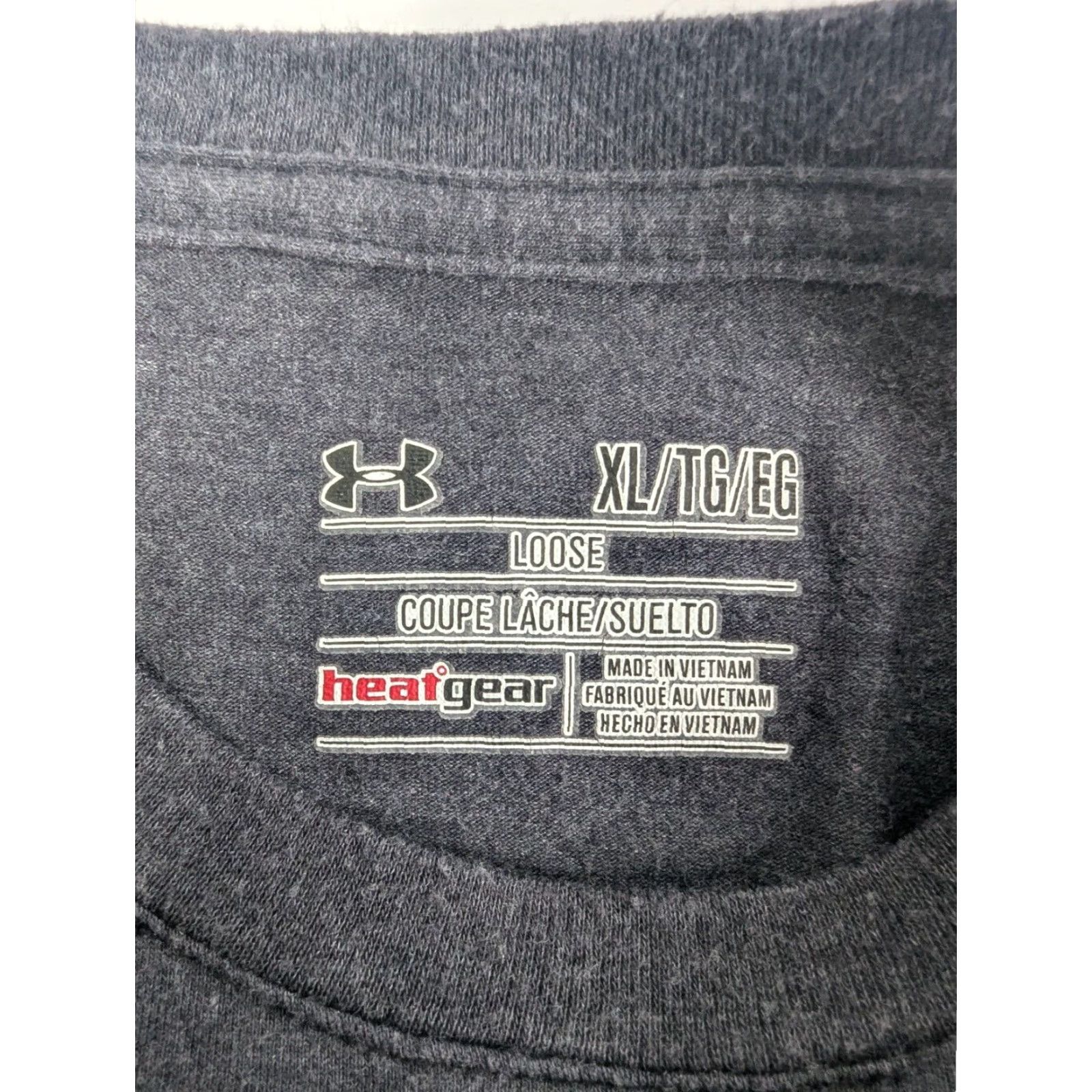Under Armour Under Armour Shirt Men's XL Bear California Rialto Strong Heat Gear Loose Fit Black Logo Short Sleeve Crew Neck T-Shirt Size US XL / EU 56 / 4 - 6 Thumbnail