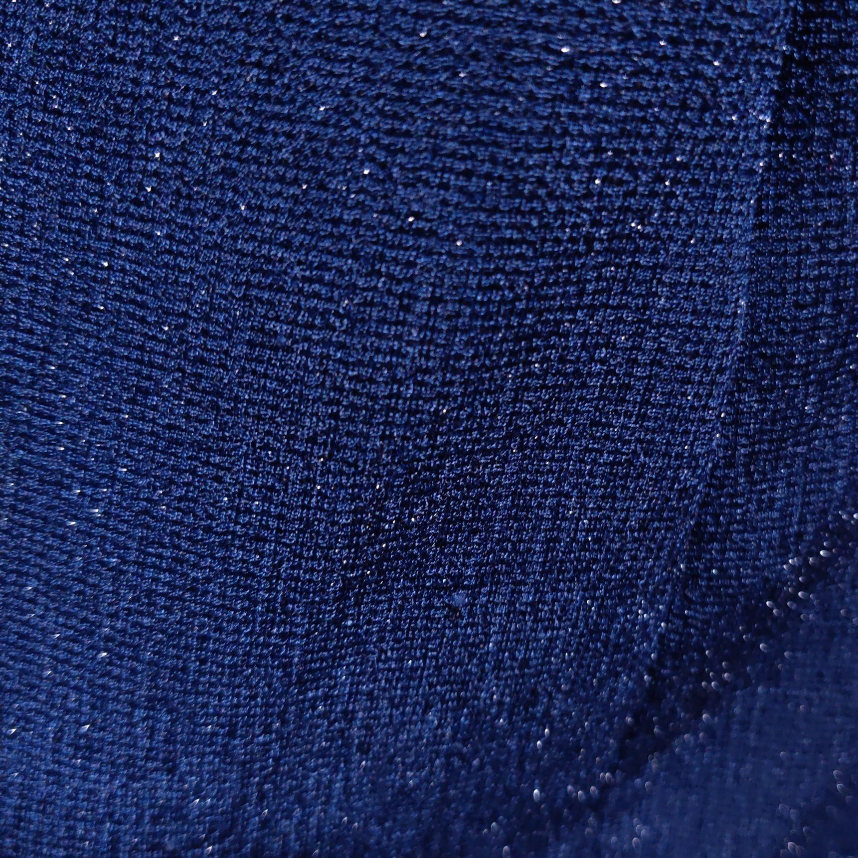 JM Collection JM Collection PM navy blue glitter straight leg pants shimme Size 31" - 6 Thumbnail
