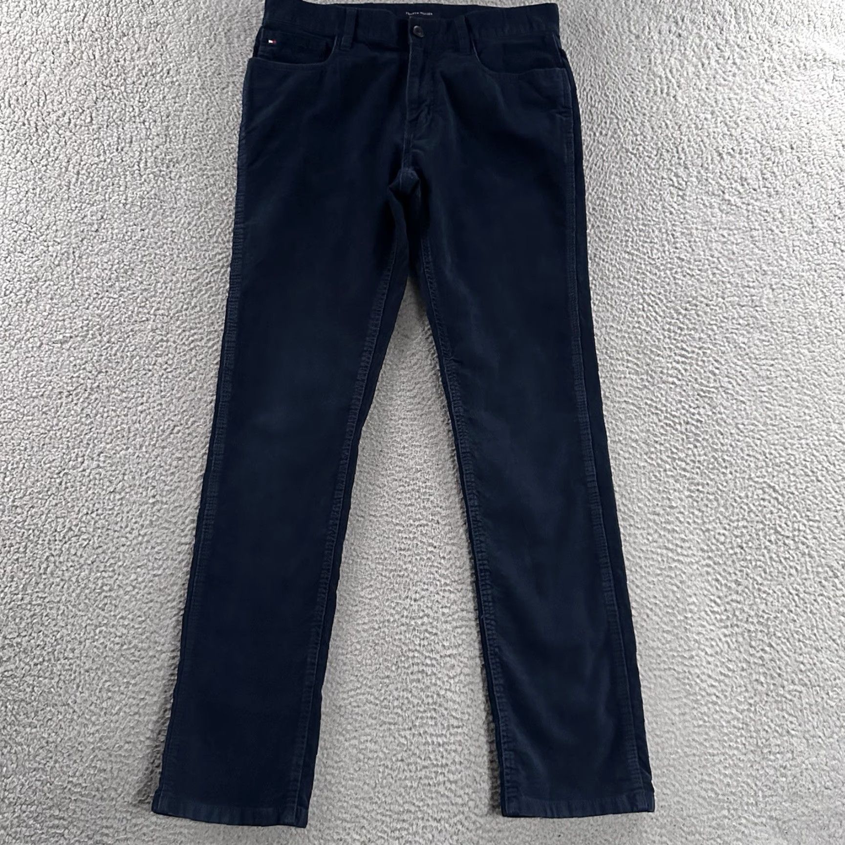 Tommy Hilfiger Tommy Hilfiger Jeans Mens Blue 30x32 Straight Corduroy Cotton Blend Adult Regular Jeans Men Blue Corduroy 30x32 Straight Mens Size US 30 / EU 46 - 2 Thumbnail