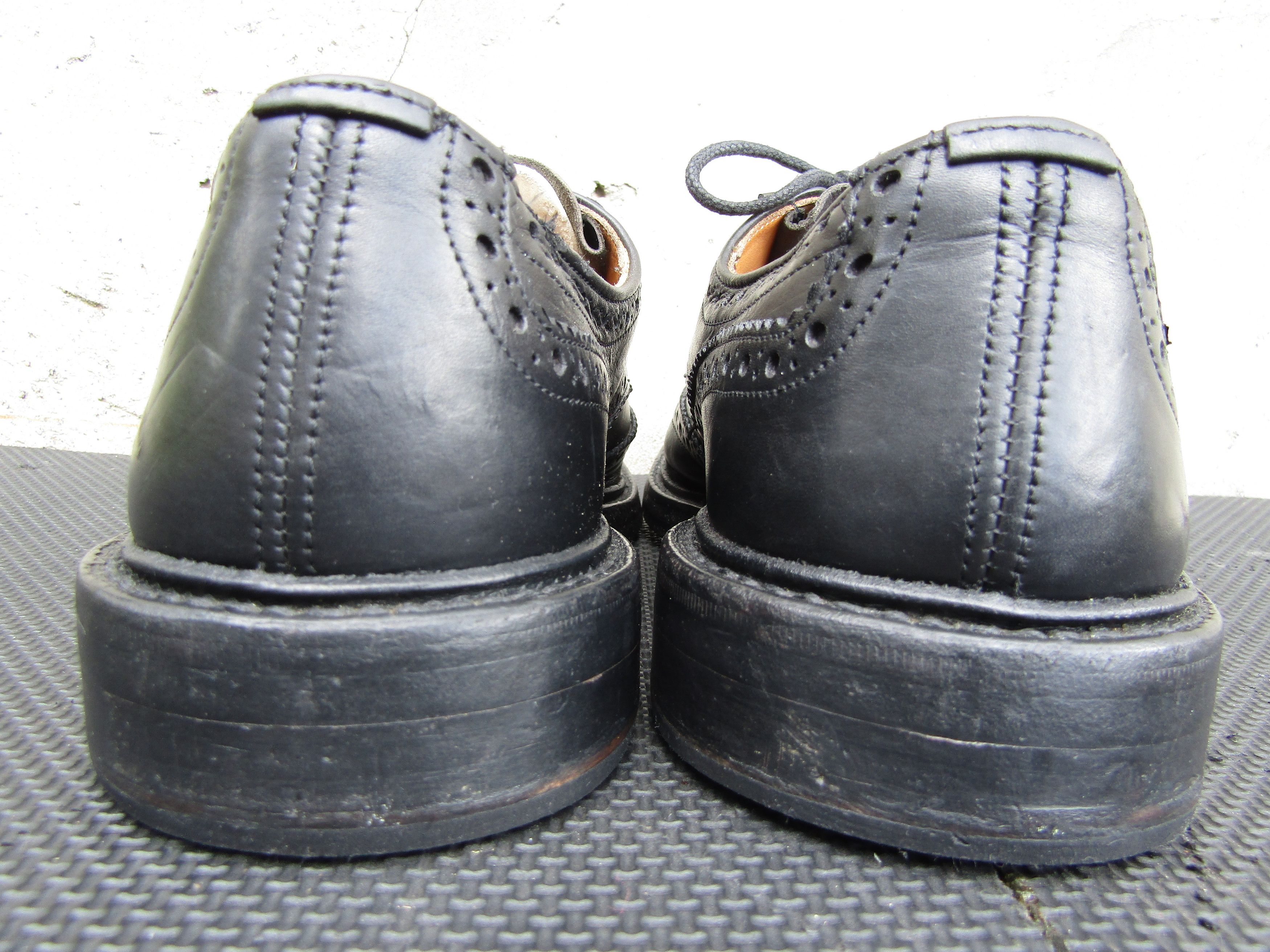 Tricker's Trickers Keswick Black Leather Derby Brogue Size US 9 / EU 42 - 7 Thumbnail