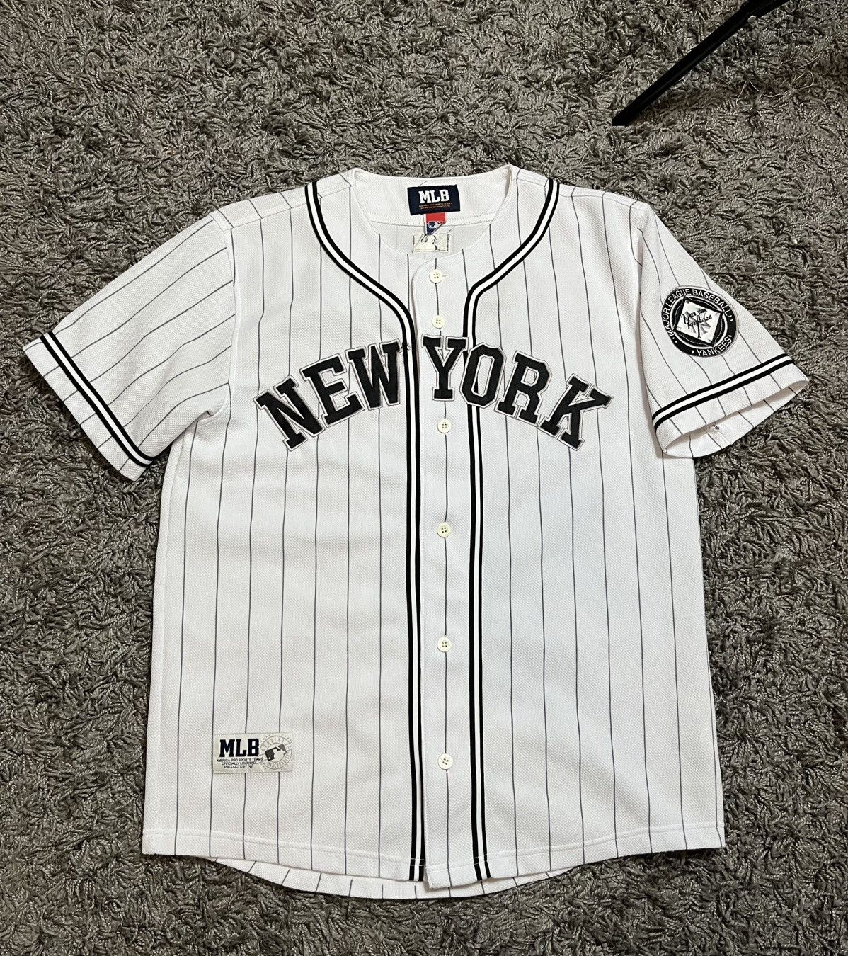 New York Yankees NEW YORK YANKEES VINTAGE Y2K JERSEY RAP STYLE Size US L / EU 52-54 / 3 - 1 Thumbnail