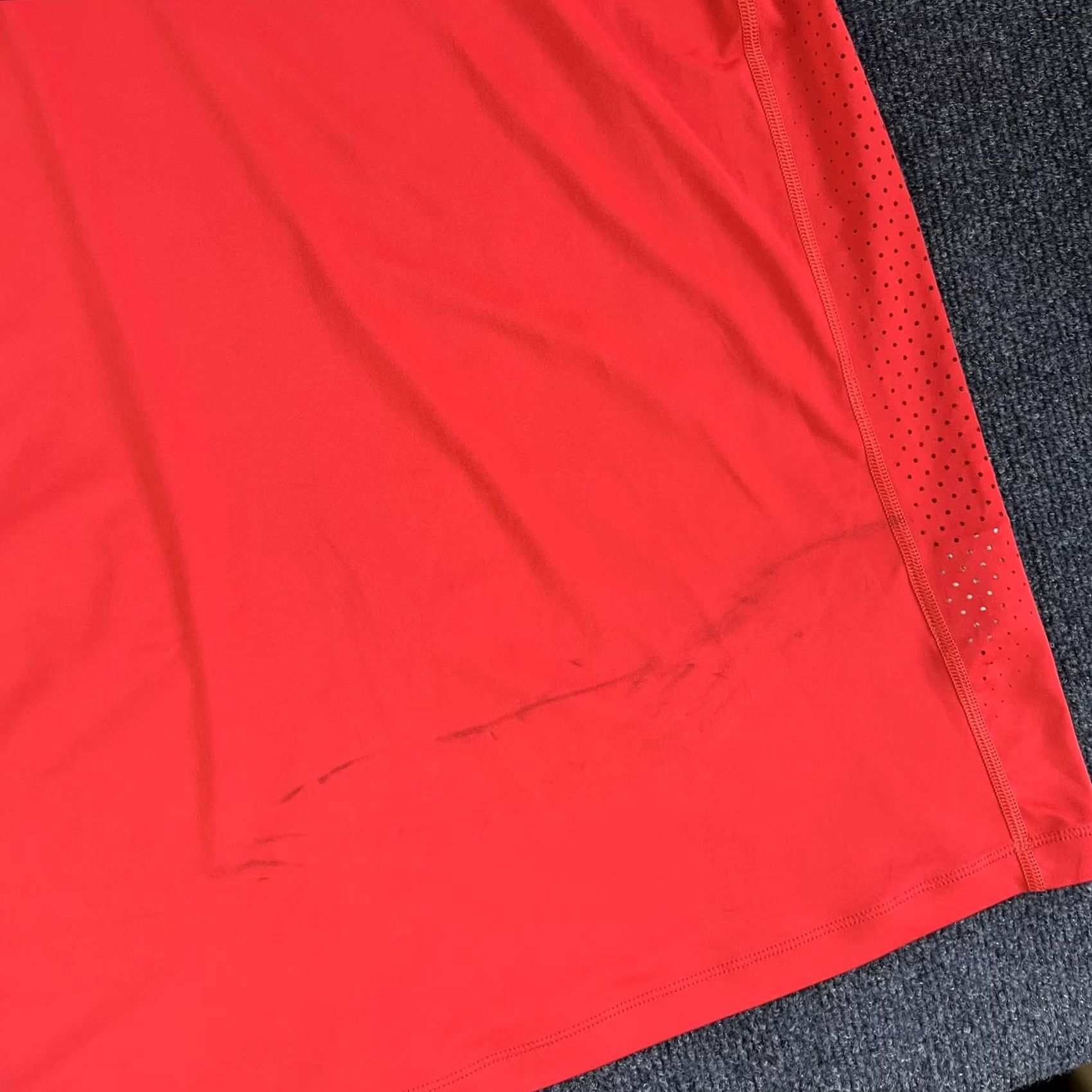 Nike Nike Tiger Woods Dri-FIT Polo Mens L Red Short Sleeve Golf Performance Shirt Size US L / EU 52-54 / 3 - 2 Thumbnail