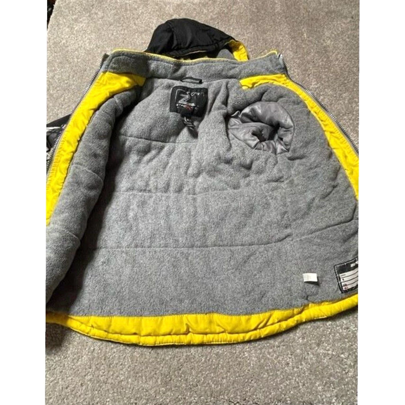 ZeroXposur ZeroXposur Winter Jacket Boys L 7 Full Zip Fleece Lined Hooded Black Yellow Mens Regular Size L Jacket Size US L / EU 52-54 / 3 - 4 Thumbnail