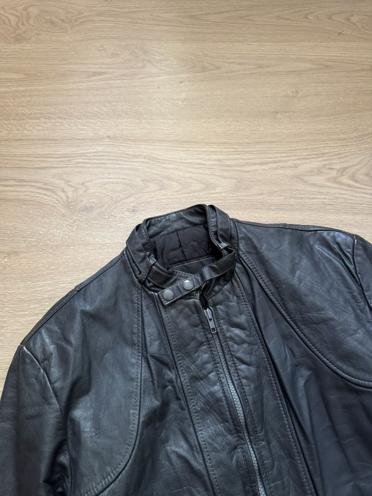 Genuine Leather Vintage 90’s Moto Racing Formula 1 Genuine Leather Jacket Size US L / EU 52-54 / 3 - 2 Thumbnail