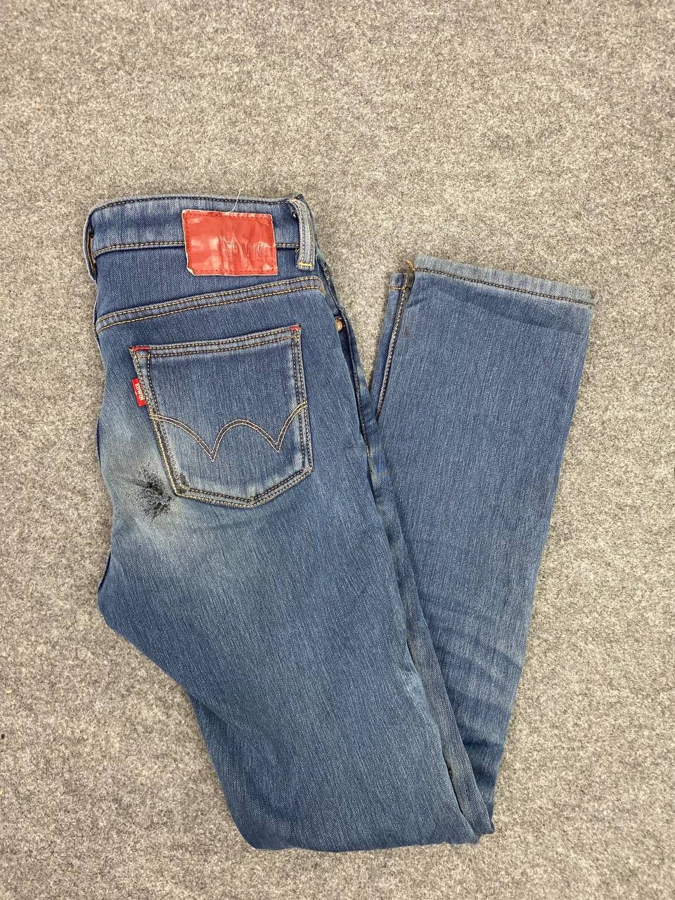 Edwin edwin fleece lining distressed denim Size 30" / US 8 / IT 44 - 2 Thumbnail