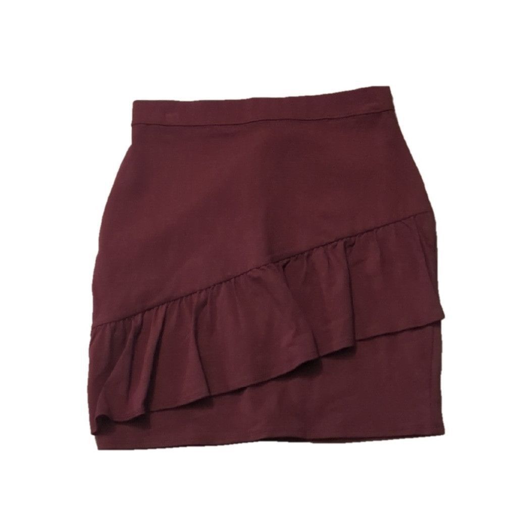 Hollister Hollister Purple Tiered Ruffle In Front Skirt Size Small Size 25" / US 0 / IT 36 - 1 Thumbnail