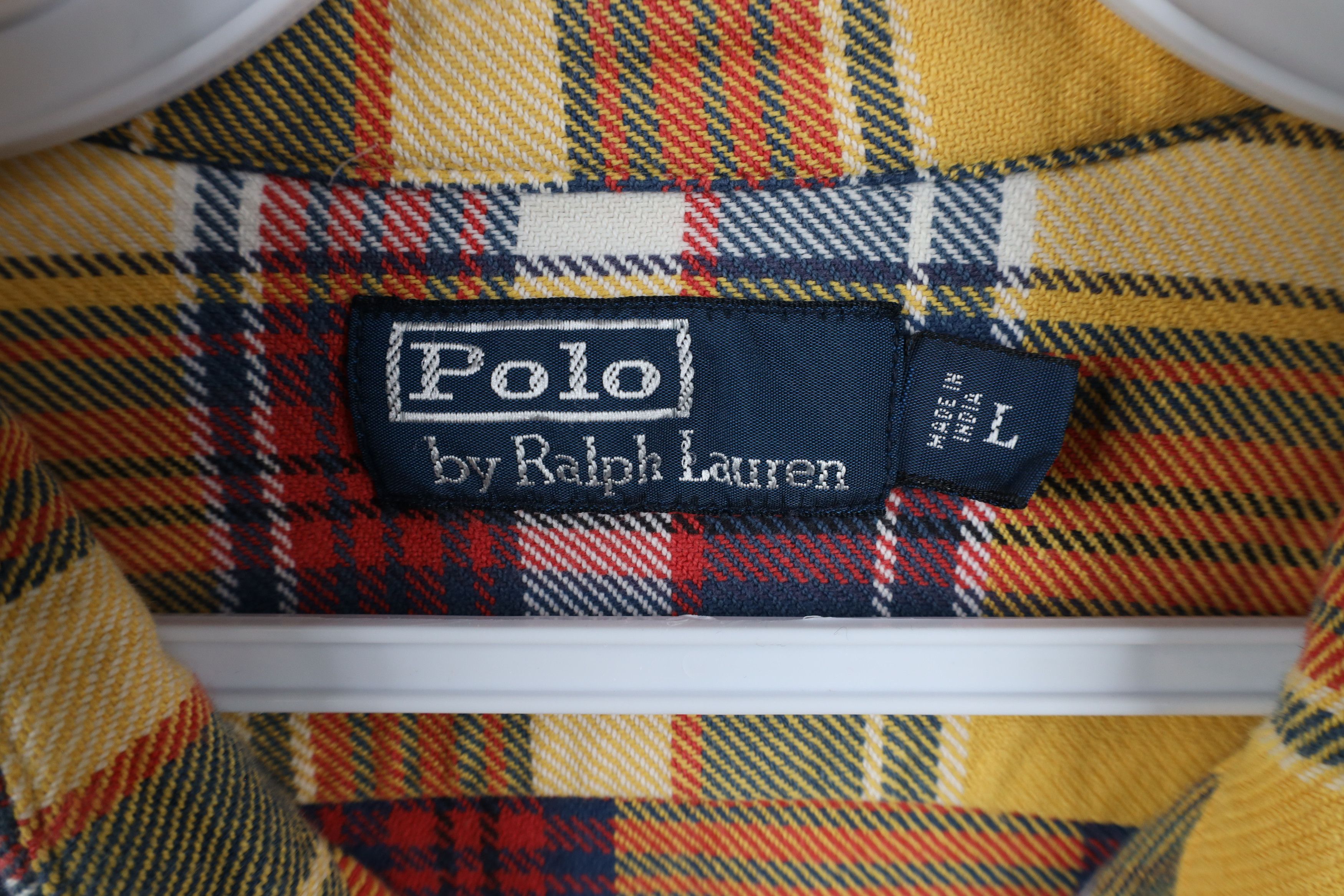Polo Ralph Lauren Vintage 90s Ralph Lauren Heavy Flannel Button Shirt Plaid Size US L / EU 52-54 / 3 - 8 Thumbnail