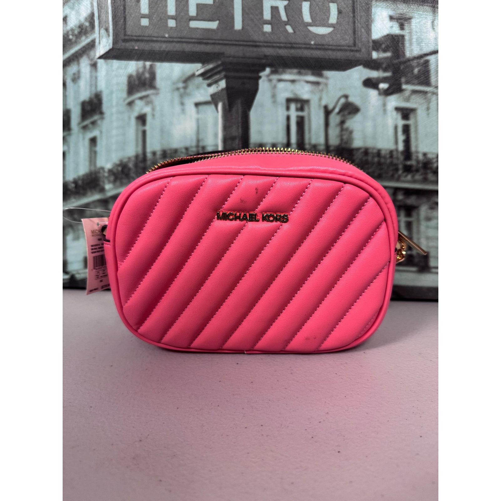 Michael Kors Michael Kors 35S1GX0C1U Rose Small Oval Camera Size ONE SIZE - 1 Thumbnail
