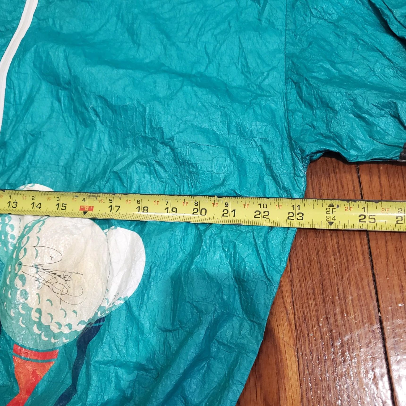 Vintage VINTAGE Tyvek Jacket Mens One Size Green MBNA Golf Promo Windbreaker USA 90s Size US M / EU 48-50 / 2 - 7 Thumbnail