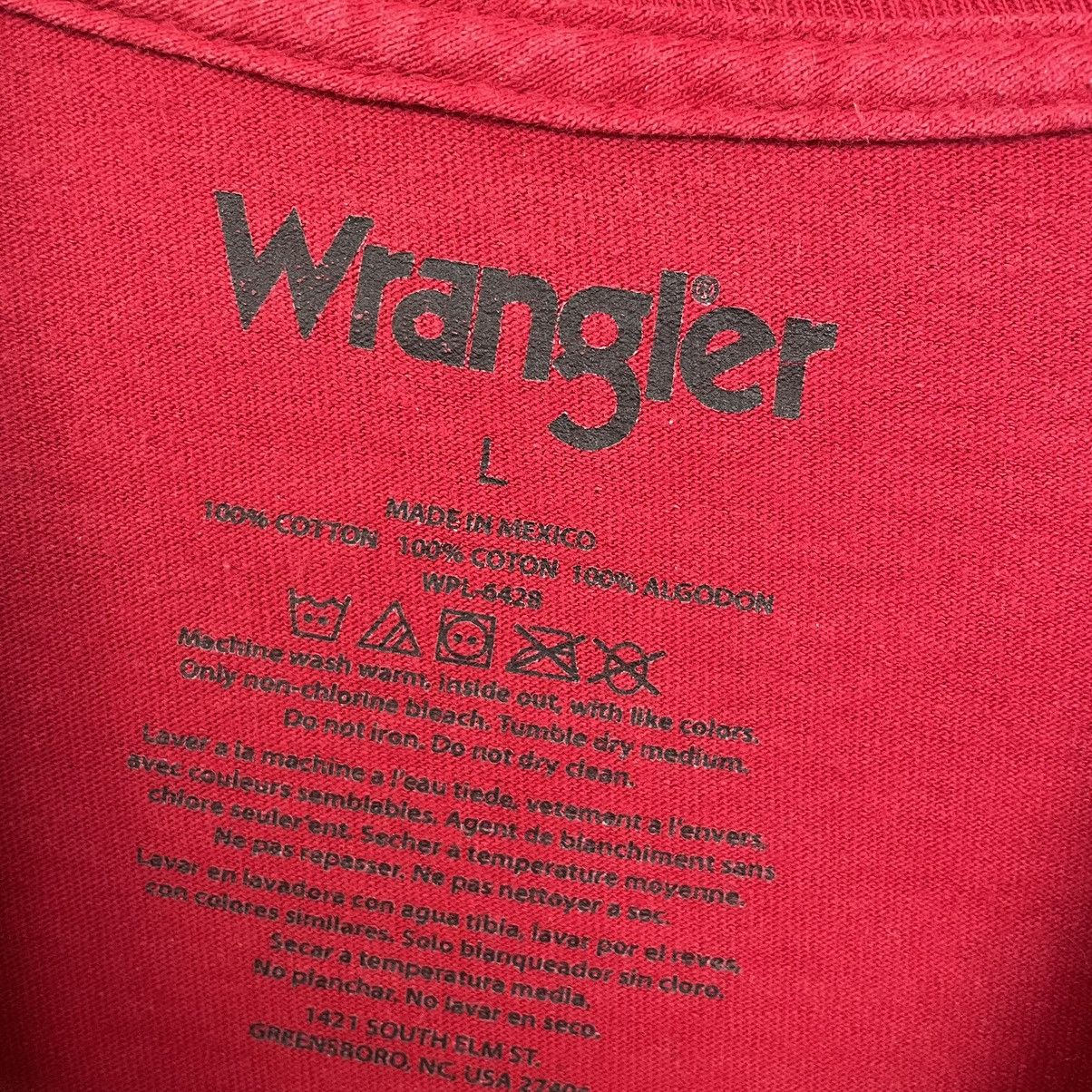 Native × Vintage × Wrangler Vintage Y2K Wrangler Cowboys Rule Native Motive Backhit Tee Size US L / EU 52-54 / 3 - 3 Thumbnail