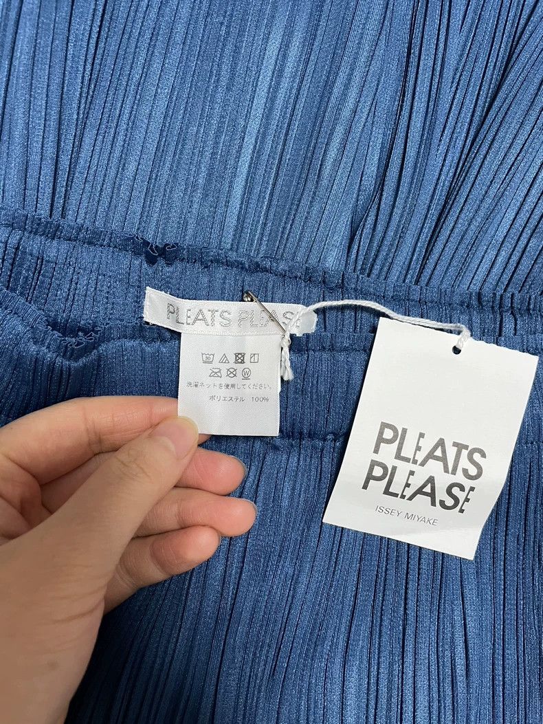 Issey Miyake Issey Miyake size:1 Blue pleated pants Size 42" / US 20 - 5 Thumbnail