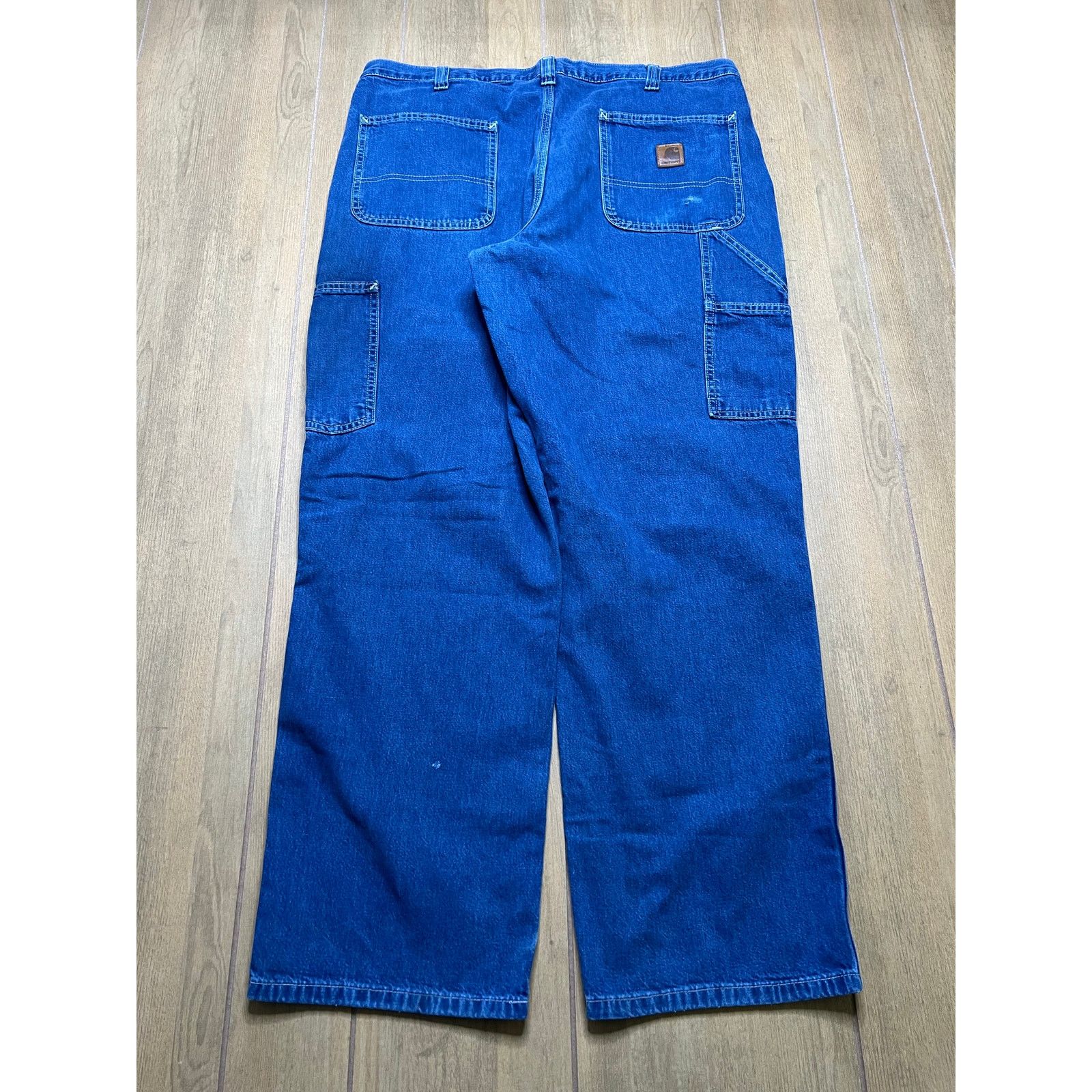 Carhartt Vintage Carhartt Jeans Mens 36x30 Carpenter Dungaree Distres Size US 36 / EU 52 - 2 Thumbnail
